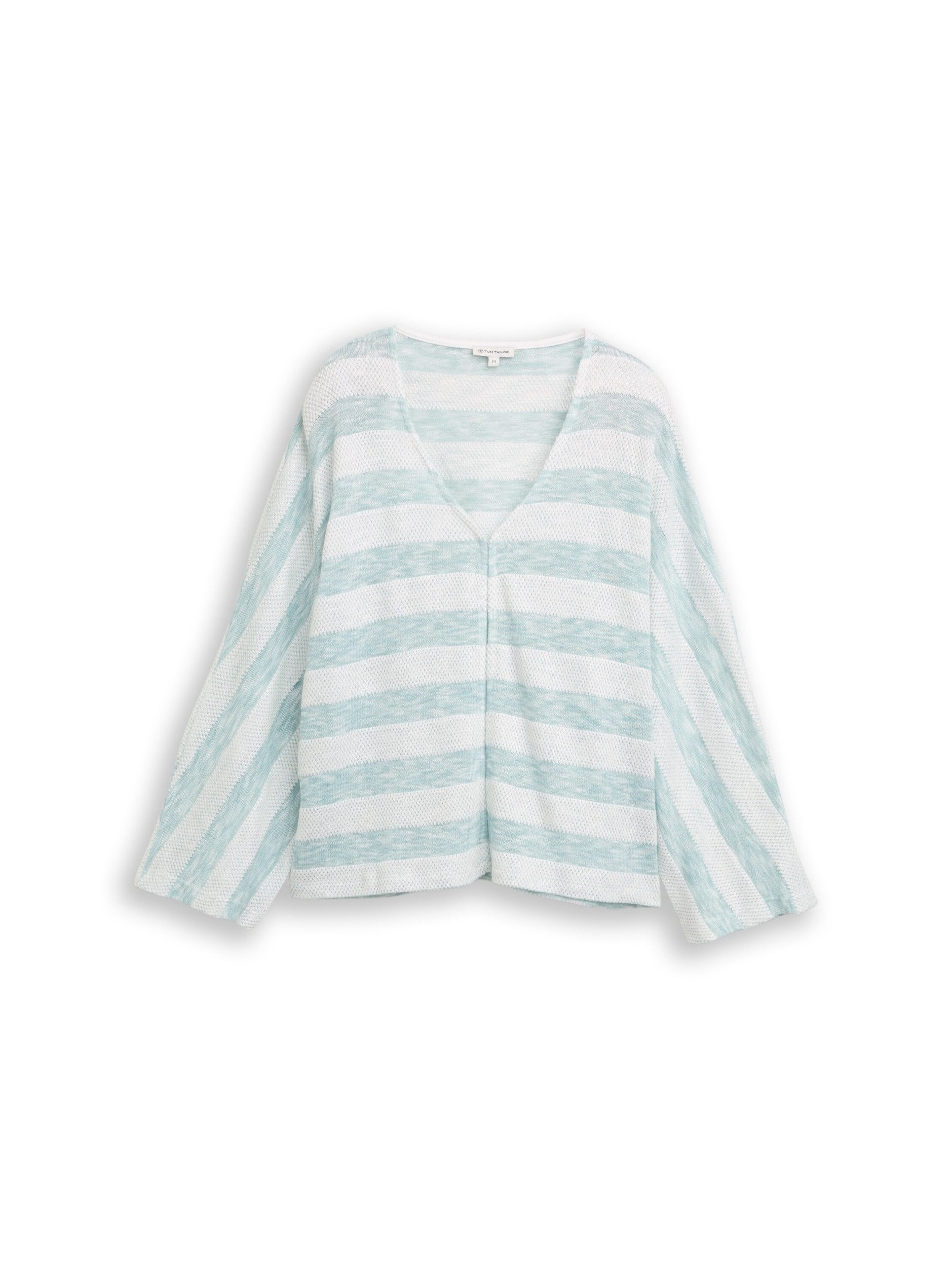 3/4-Arm-Shirt T-shirt cardigan knit structur