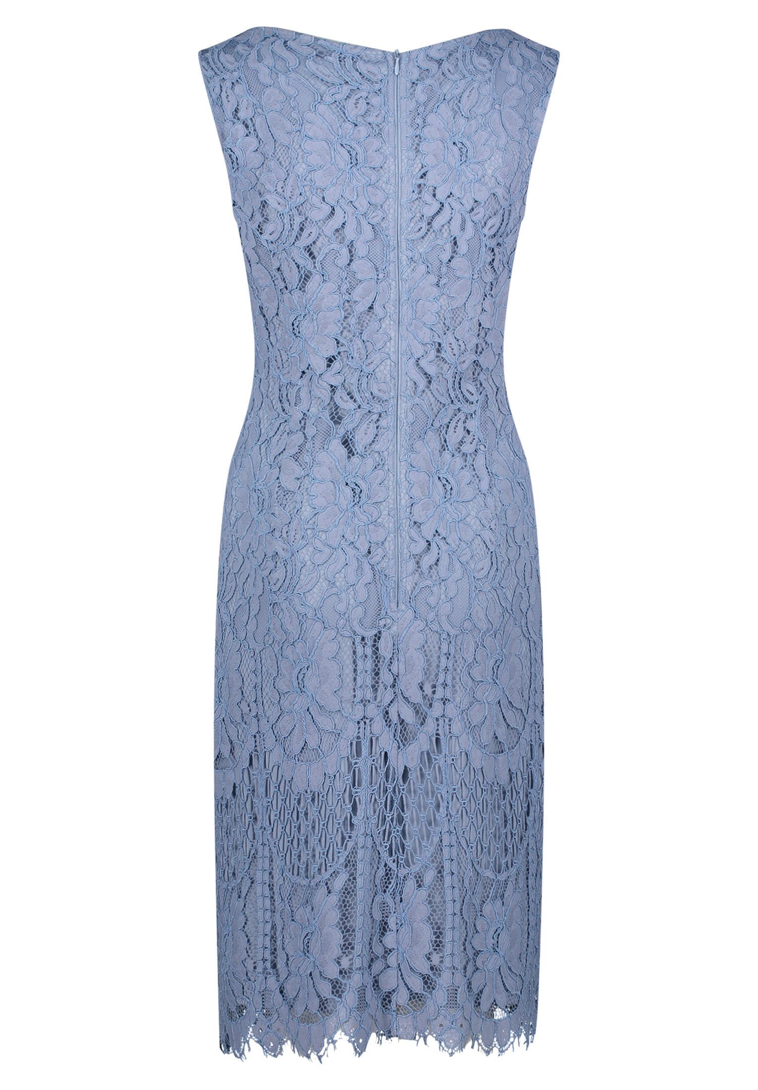 Vera Mont Etuikleid Damen mit Spitze Bogenkante