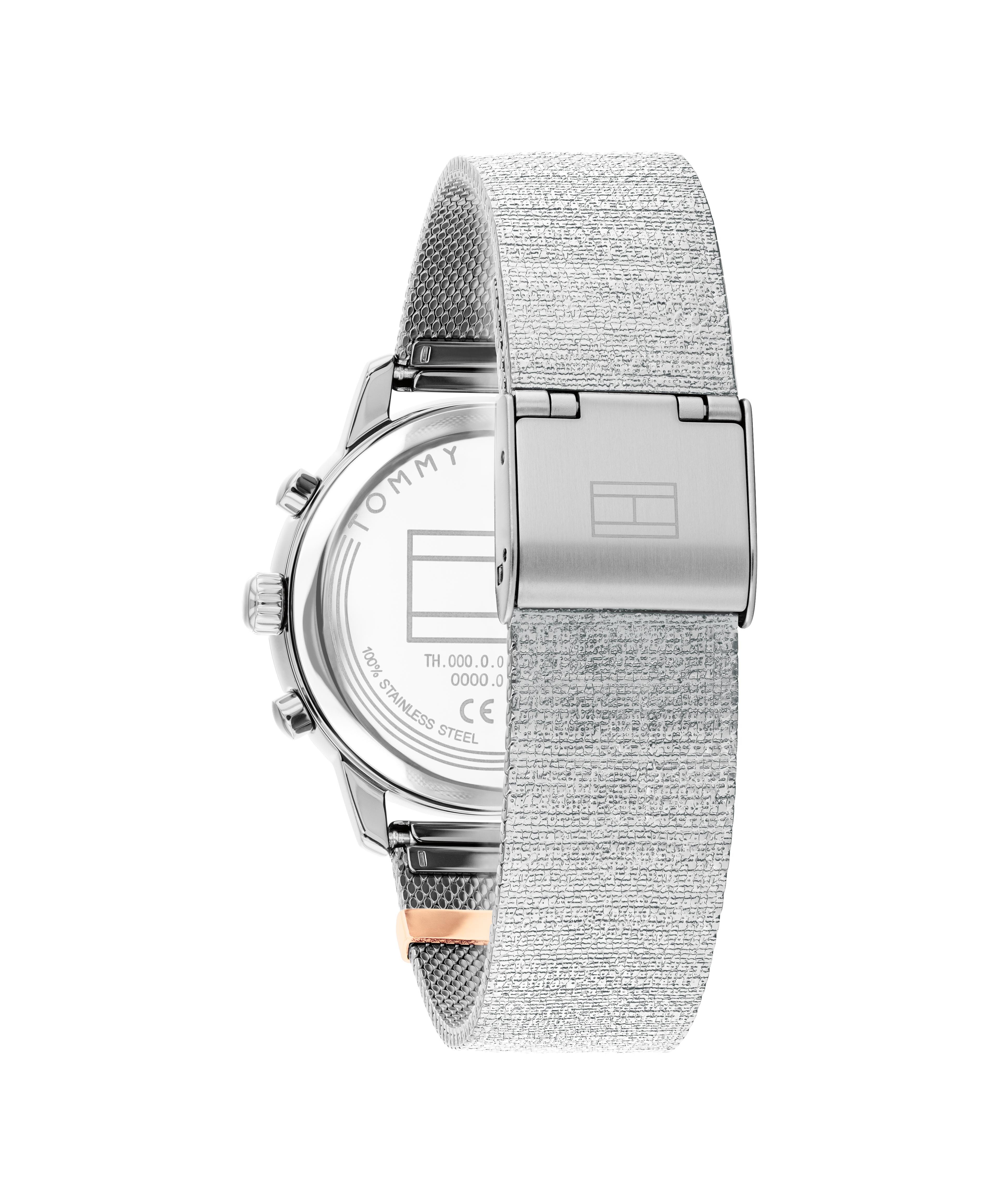 Tommy Hilfiger Multifunktionsuhr BLAKE 1782807, Quarzuhr, Armbanduhr, Damenuhr, Edelstahlarmband, analog