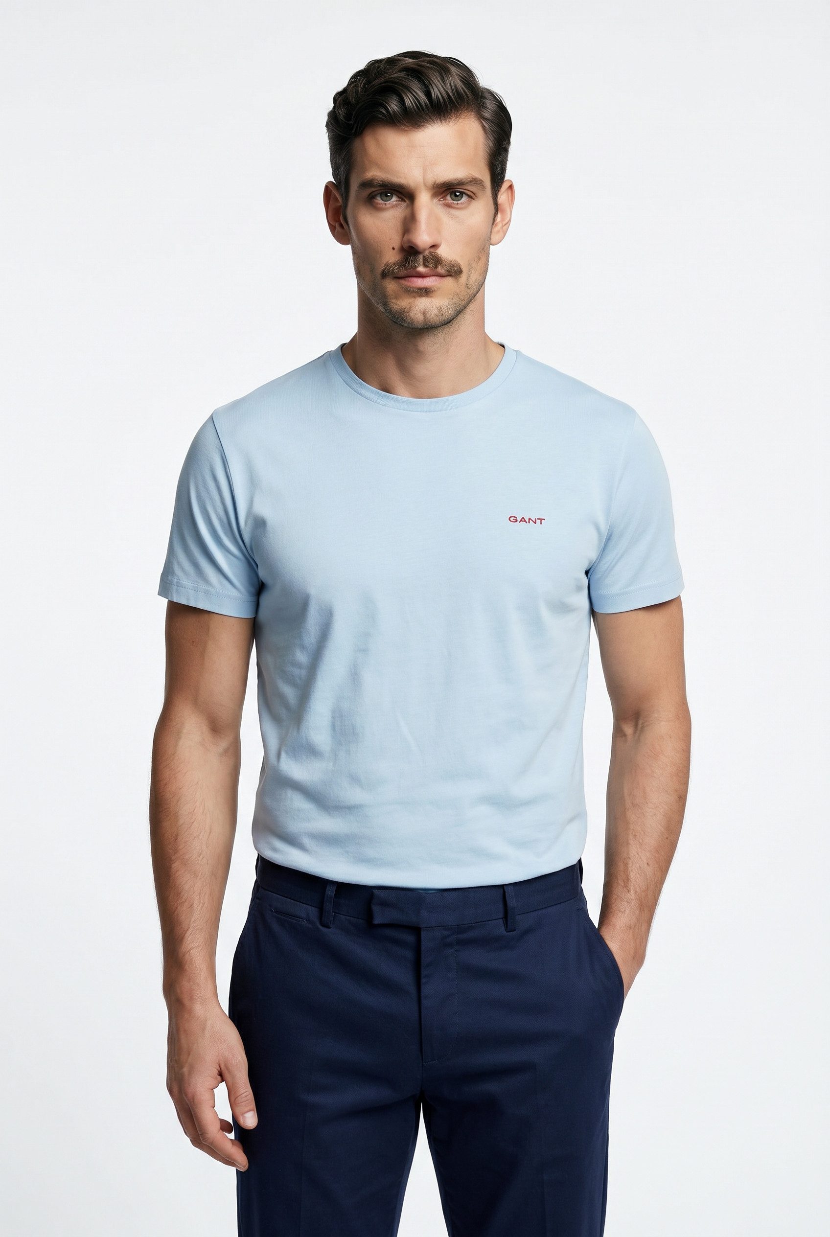 Gant T-Shirt CONTRAST LOGO Regular fit mit Rundhalsausschnitt