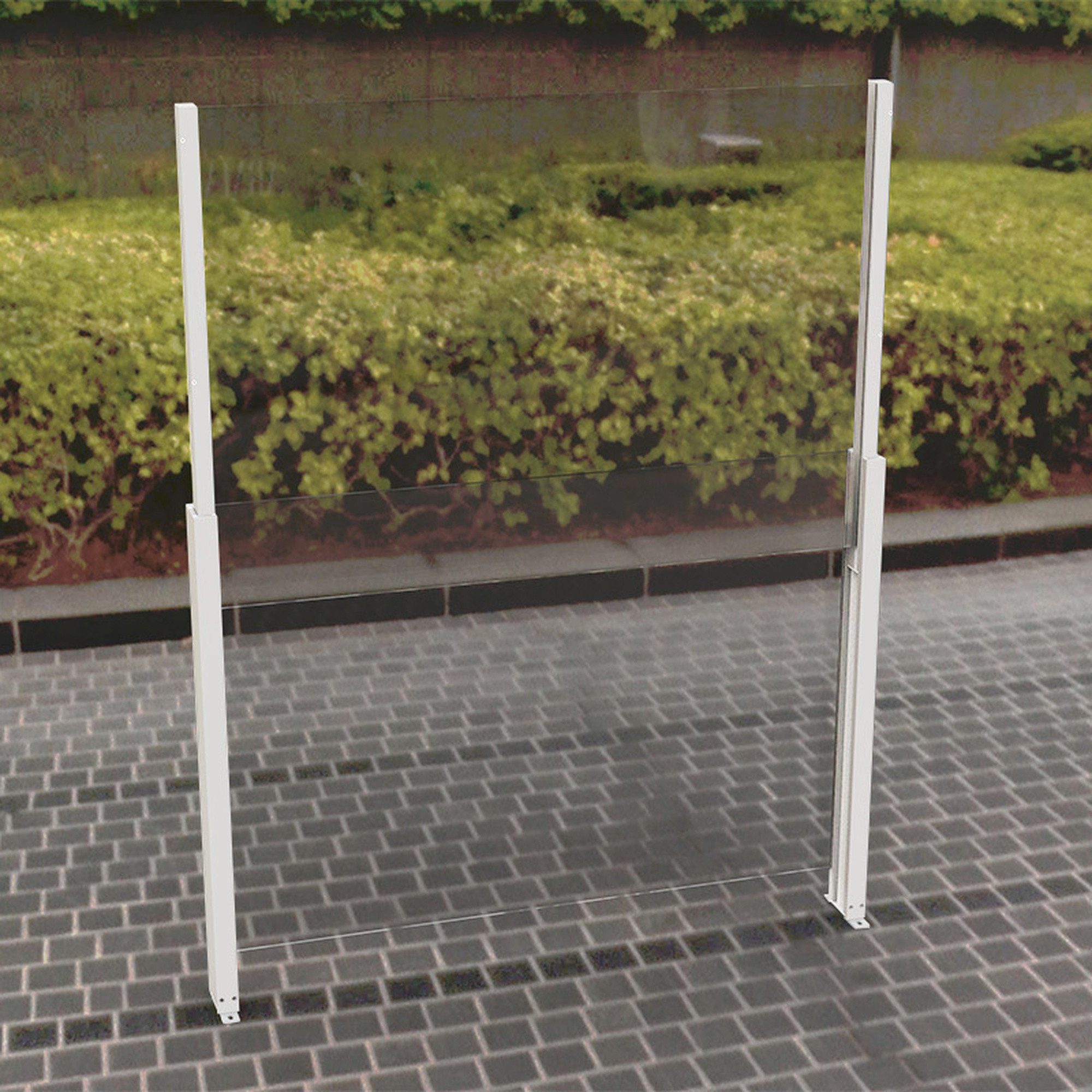 terrassana Glaszaun Windschutz Viewline