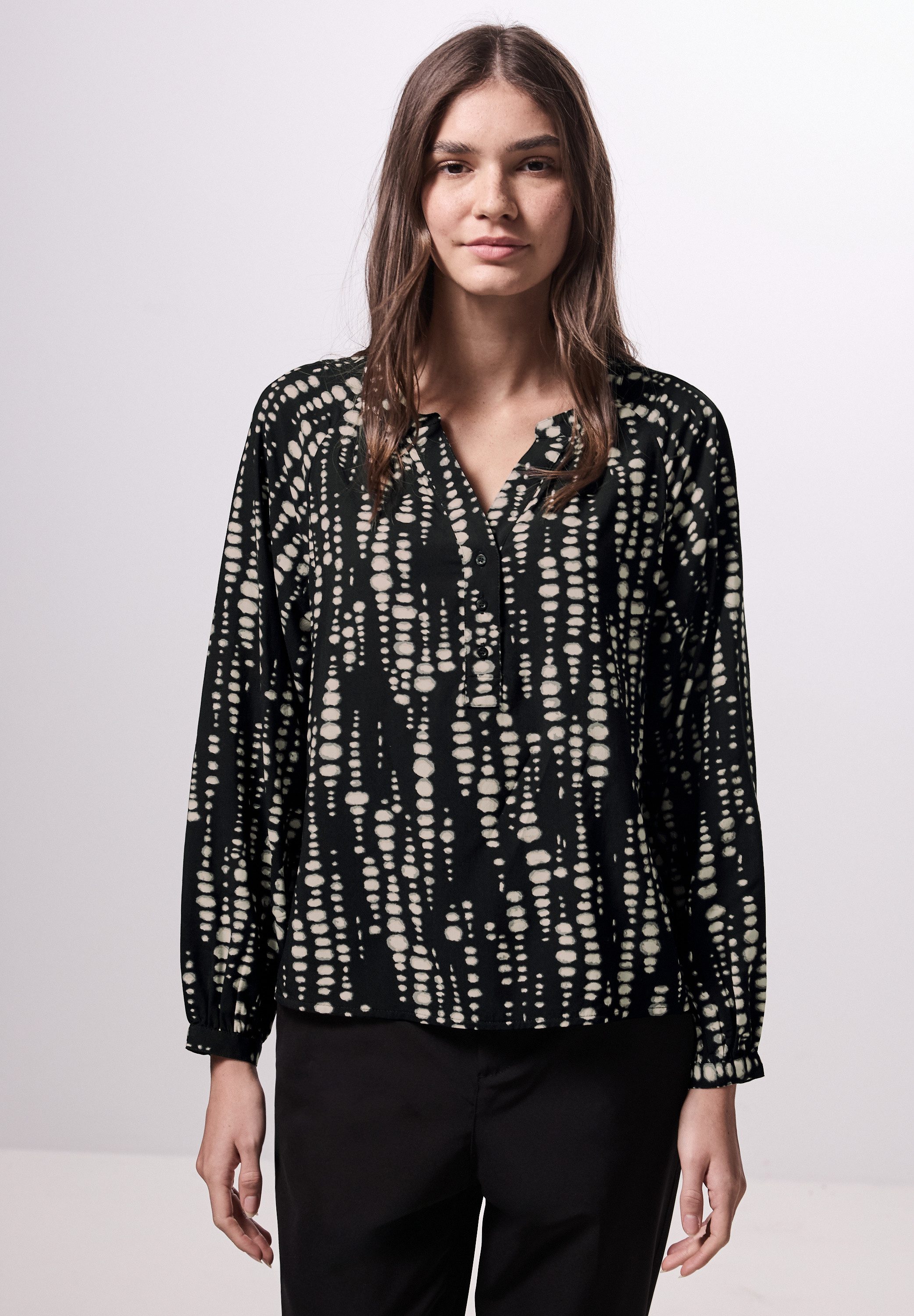 STREET ONE STUDIO Shirtbluse mit grafischem günstig online kaufen