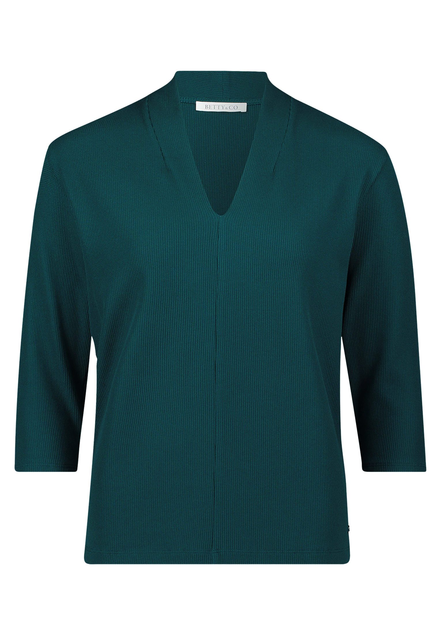 Betty&Co 3/4-Arm-Shirt Damen Casual-Shirt mit V-Ausschnitt günstig online kaufen