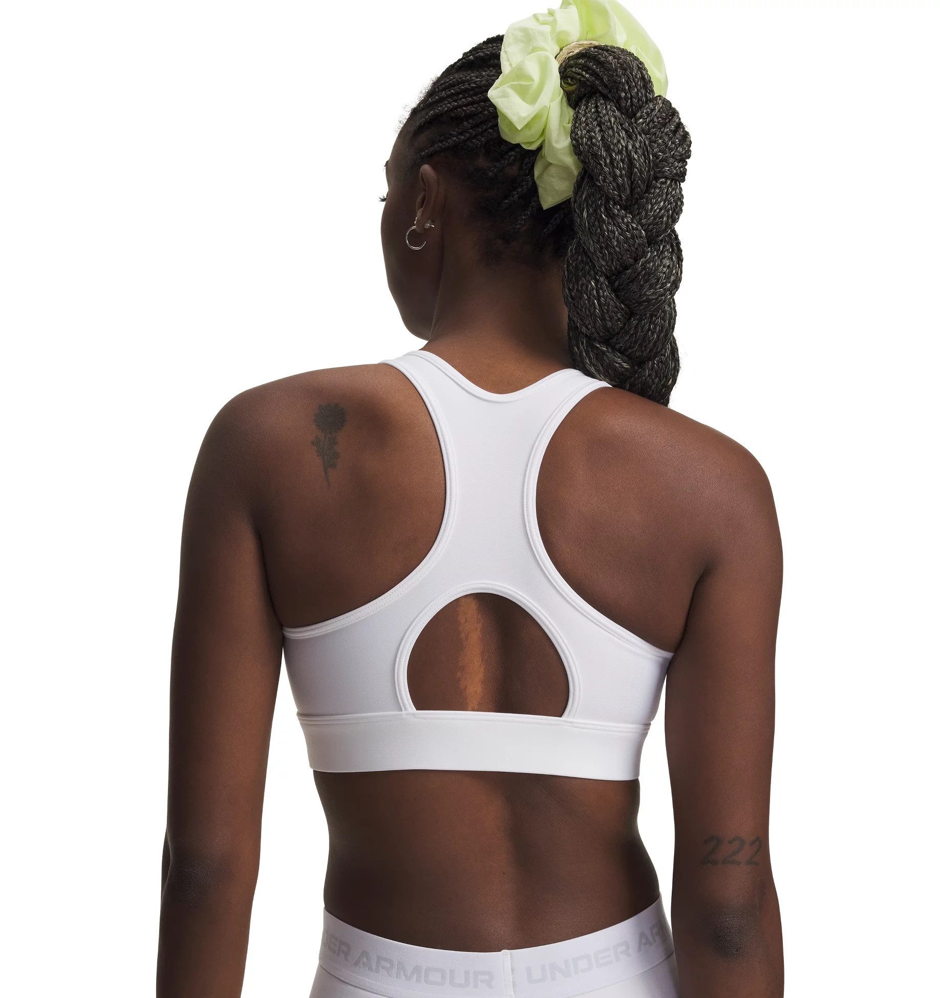 Under Armour® Sport-BH HEATGEAR MID elastisches Material mit 13% Elasthan, atmungsaktives Futter
