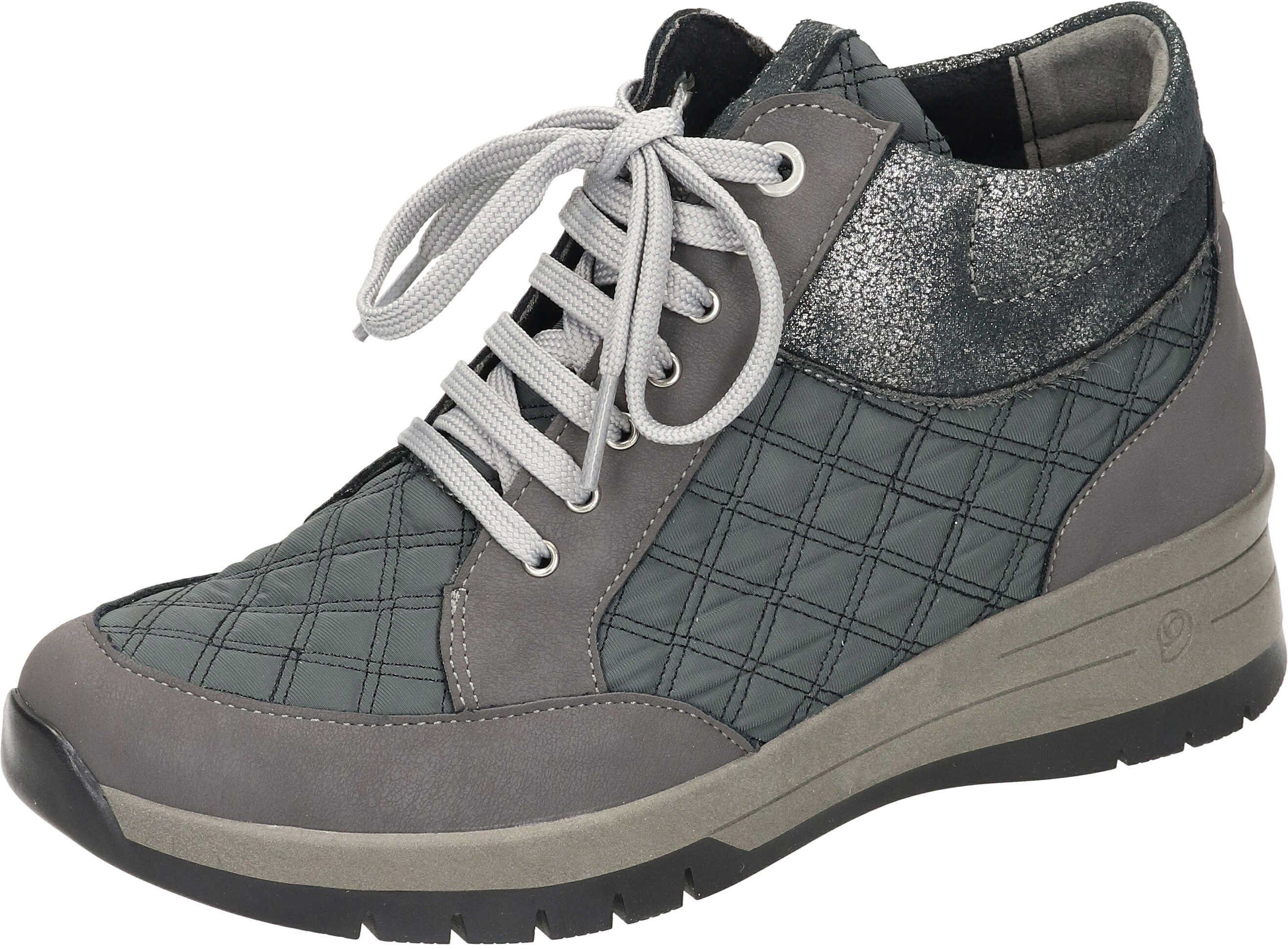 Suave Stiefeletten Schnürstiefelette aus Textil