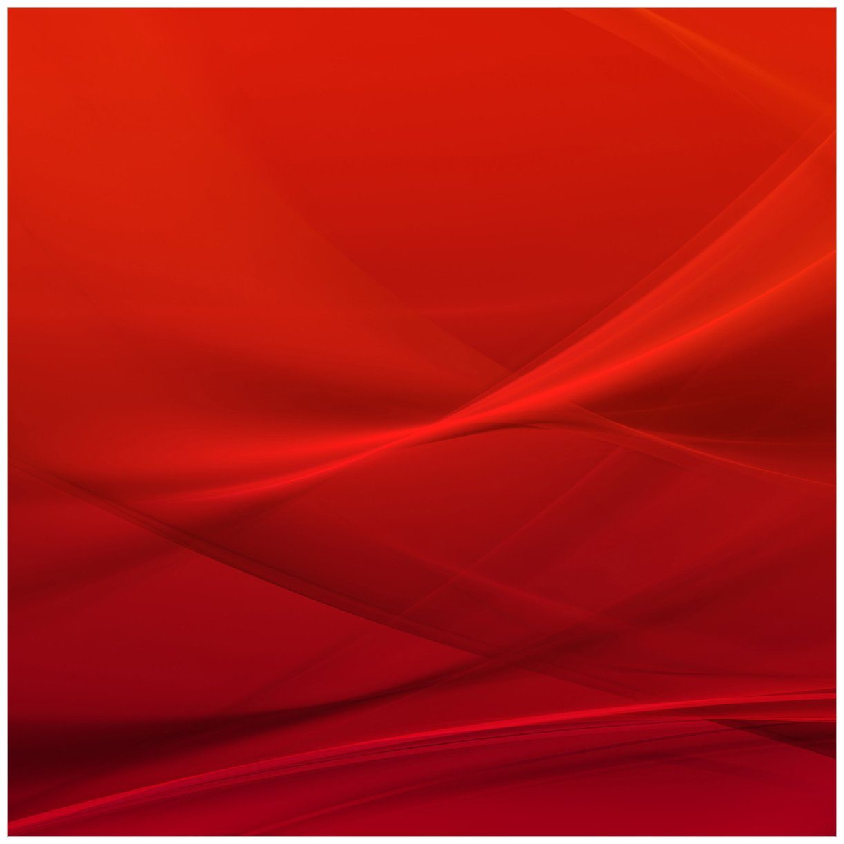Wallario Glasbild, Abstrakte rotes Muster - günstig online kaufen