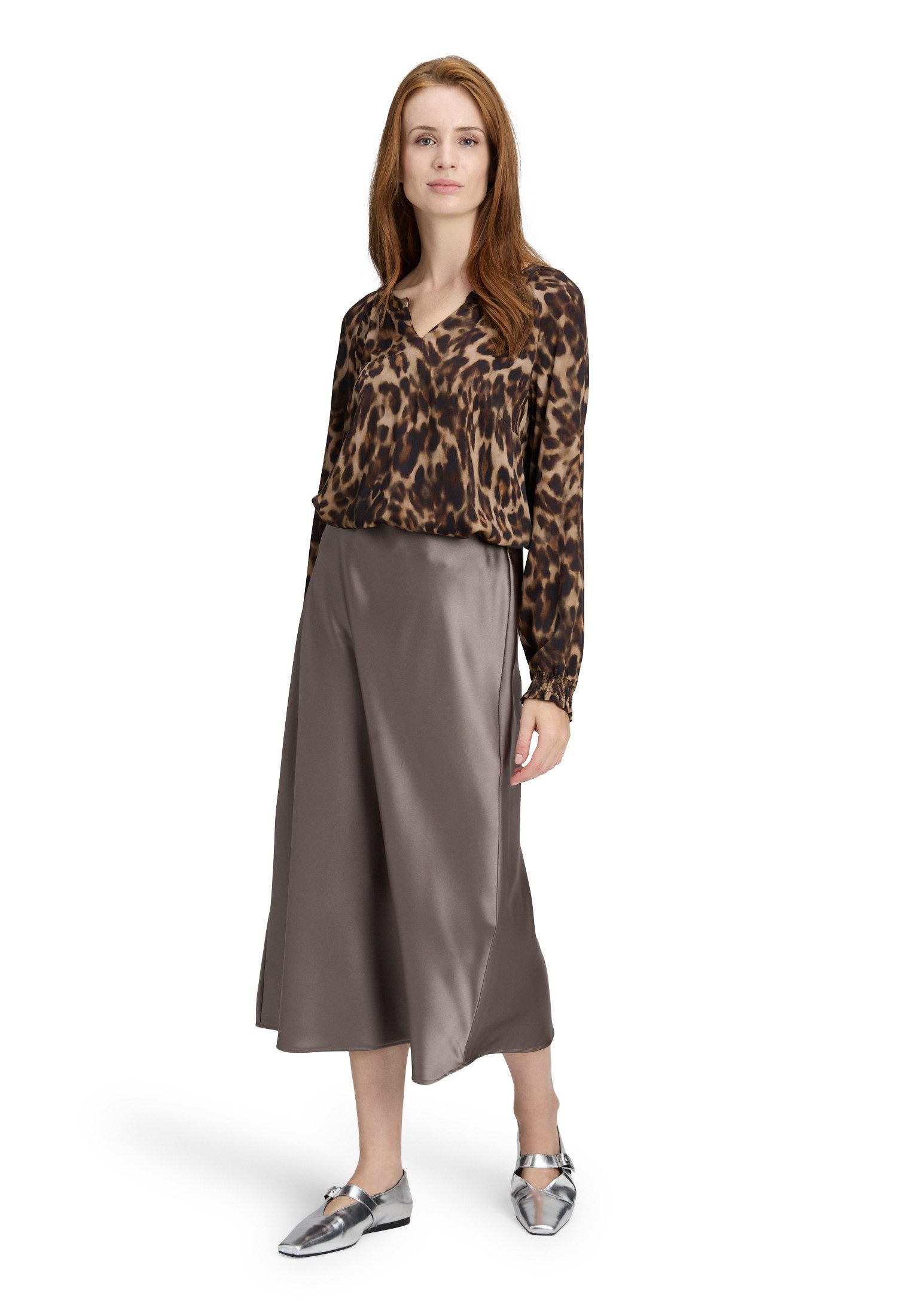 Cartoon Schlupfbluse Damen mit Muster