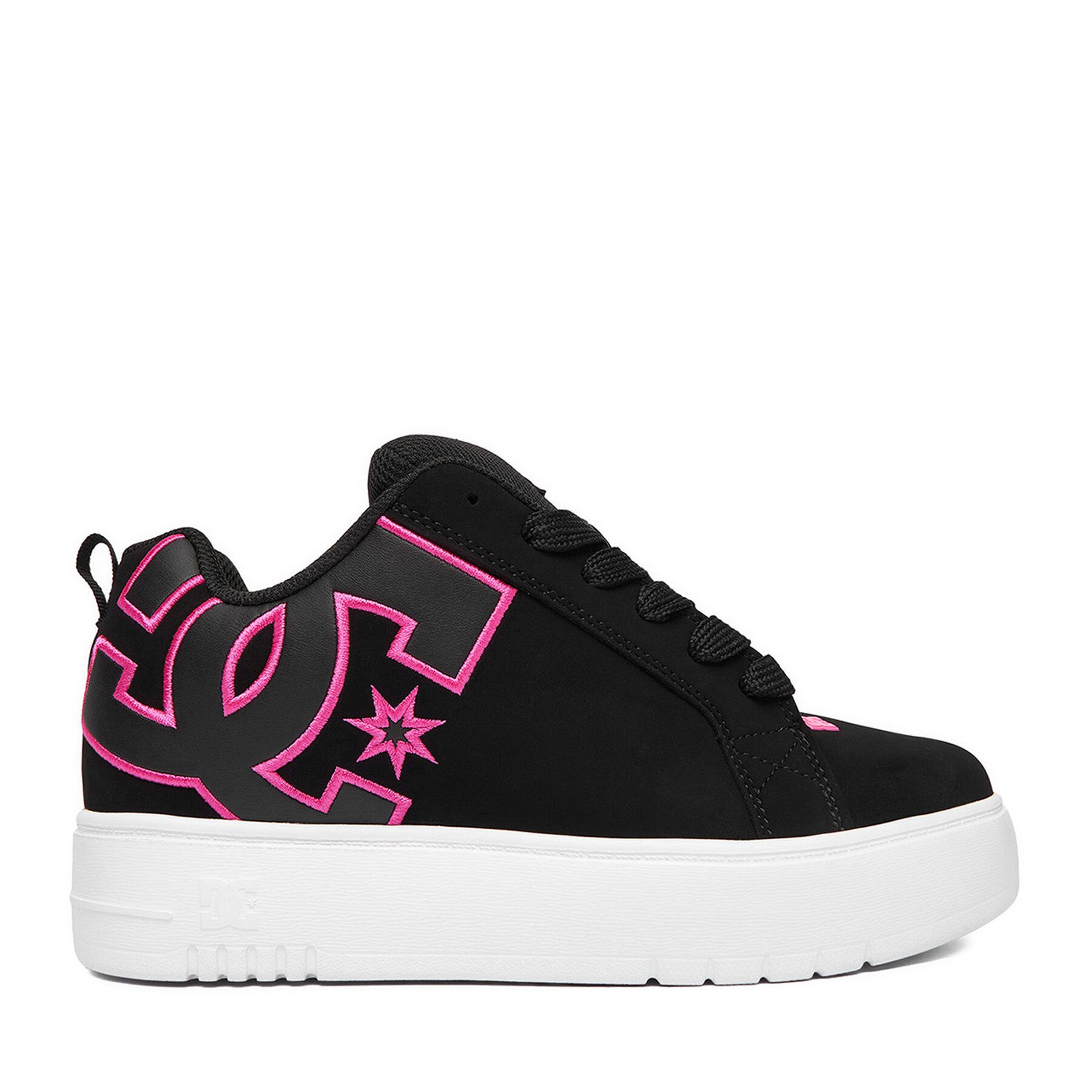 DC Shoes Dc Shoes Damen Turnschuhe 5907964184713 Schwarz, Rosa Walkingschuh