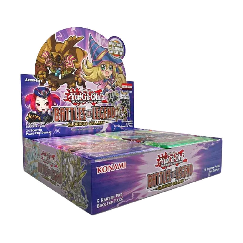 Konami Sammelkarte Yu-Gi-Oh! Glorious Gallery Booster Display Deutsch