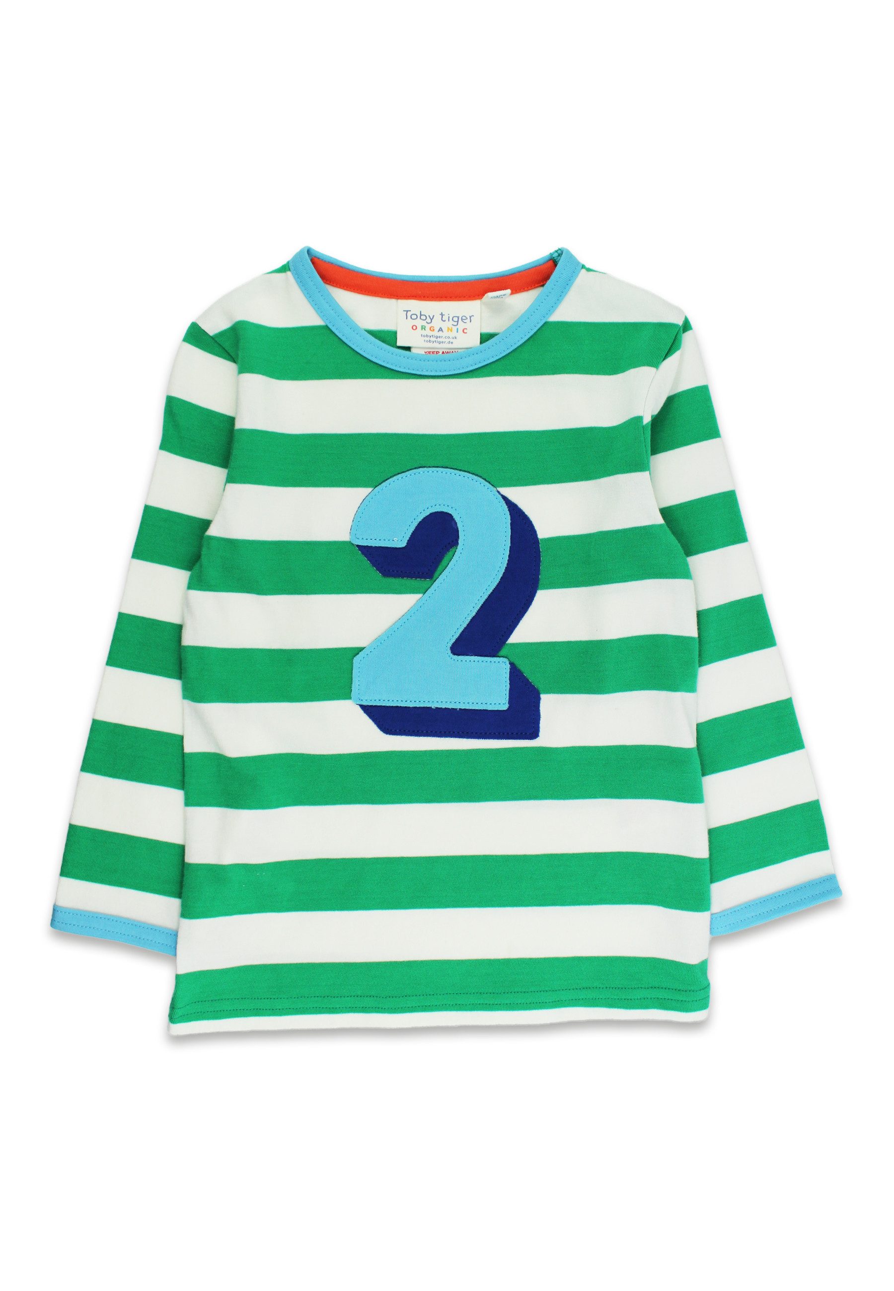 Toby Tiger Langarmshirt Langarmshirt mit Zwei Applikation