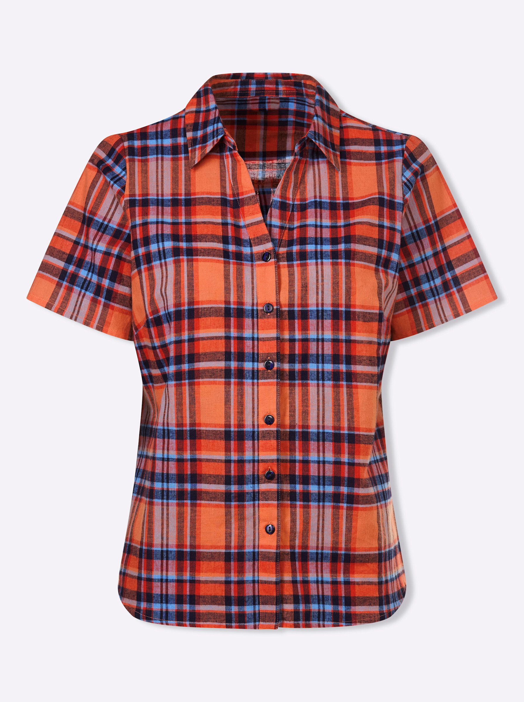 Sieh an! Klassische Bluse Karo-Bluse