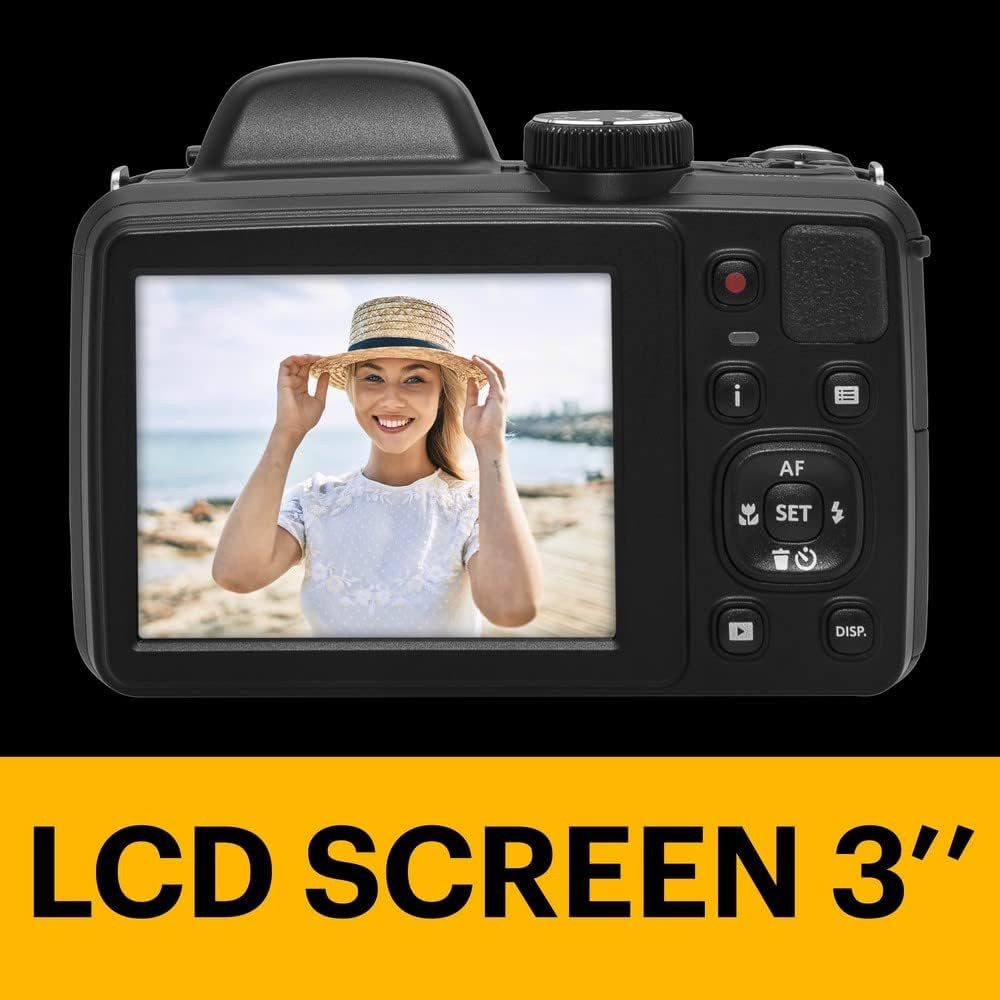 Kodak Pixpro Astro Zoom AZ425 - Digitale Kamera Bridge-Kamera (24–1008 mm, 20 MP, 42x opt. Zoom, 42X optischer Zoom, 24-mm-Weitwinkel, 20 Megapixel)