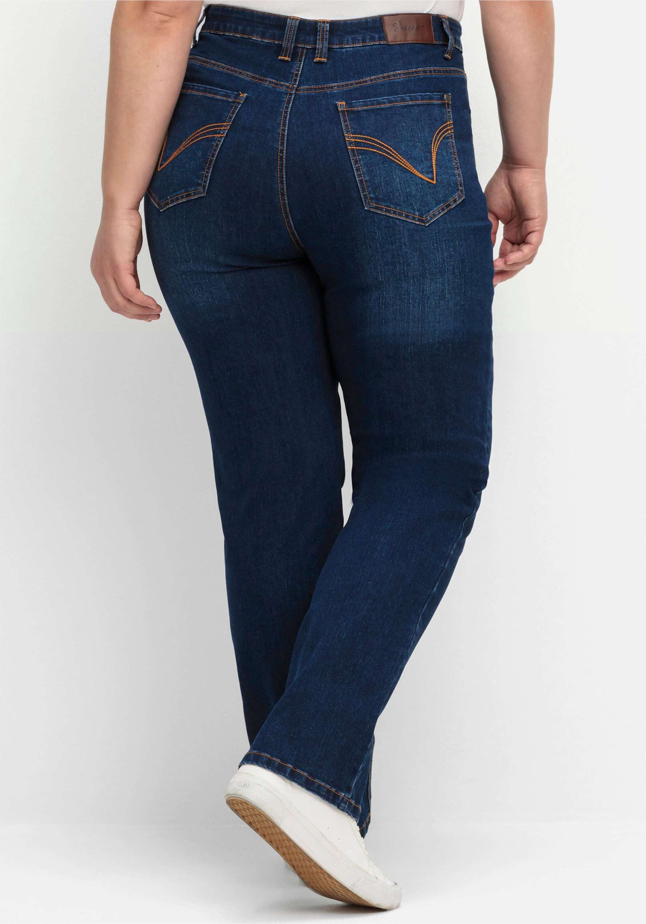 Sheego Bequeme Jeans Stretch-Jeans mit Bodyforming-Effekt – Bild 2 von 5