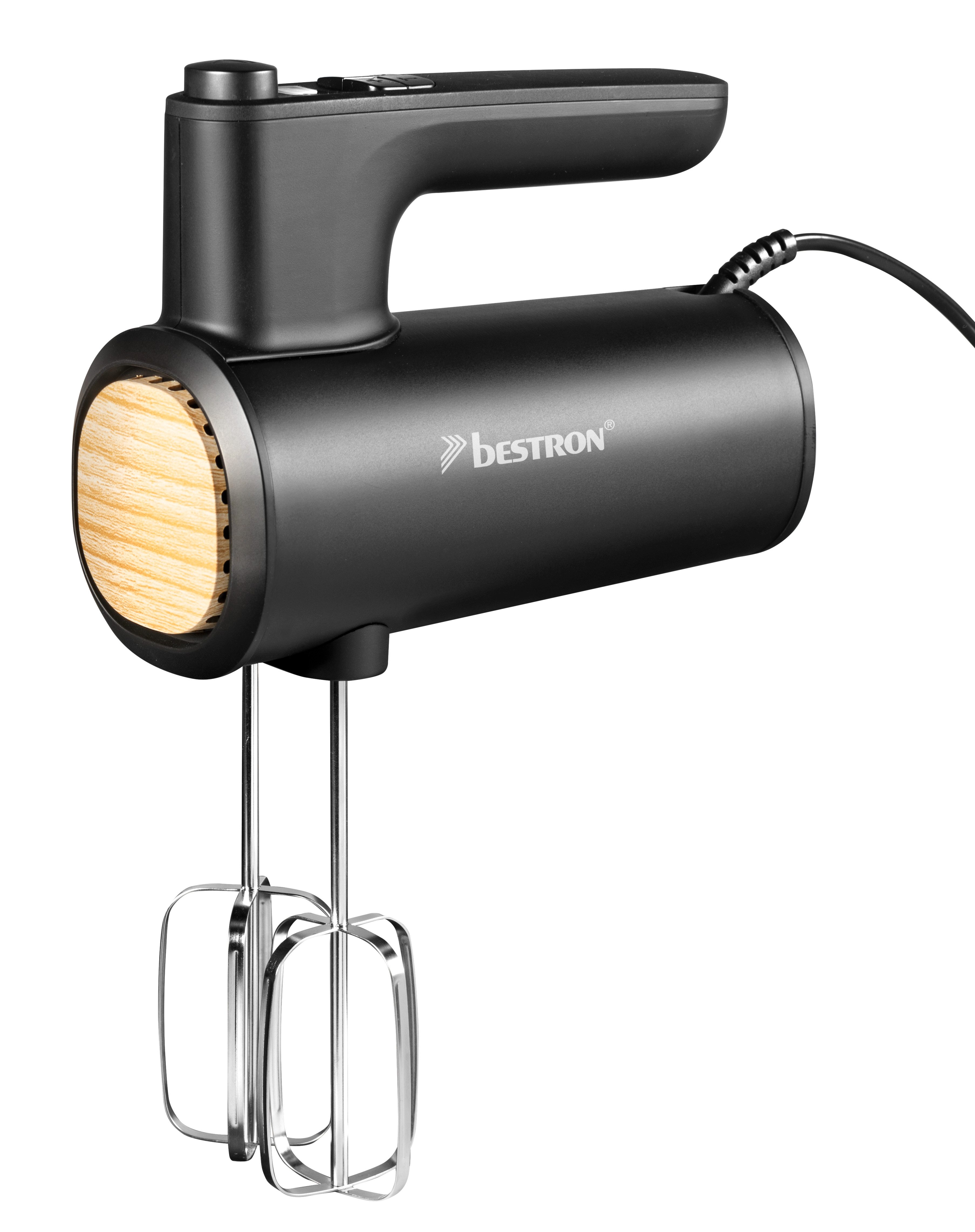 bestron Handmixer AHMD100, 400 W, Digital-Timer, 6 Stufen & Turbofunktion
