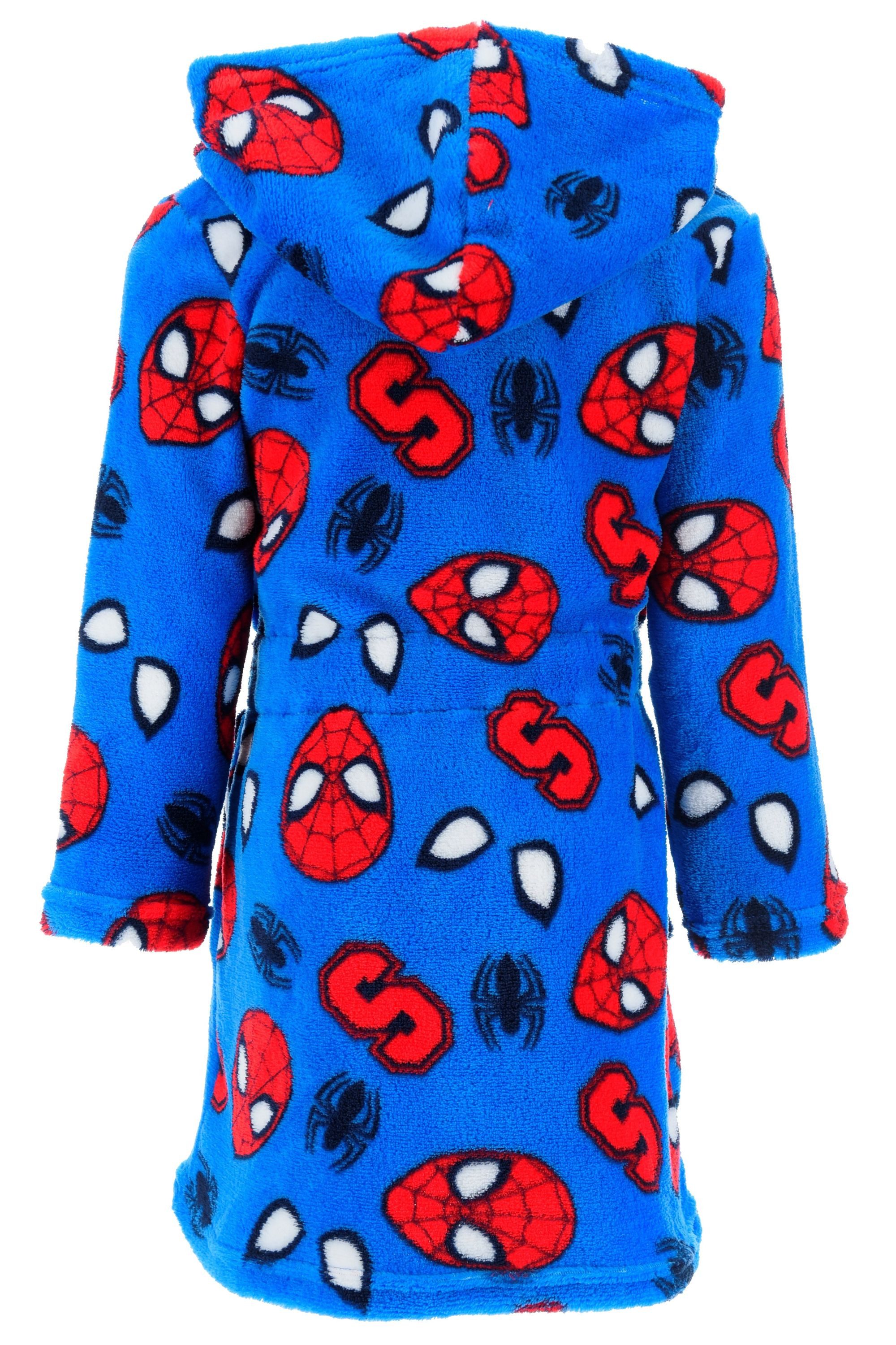 Spiderman Bademantel Spiderman Bademantel Kinder Jungen, Polyester, Kordel, Spiderman Kapuze