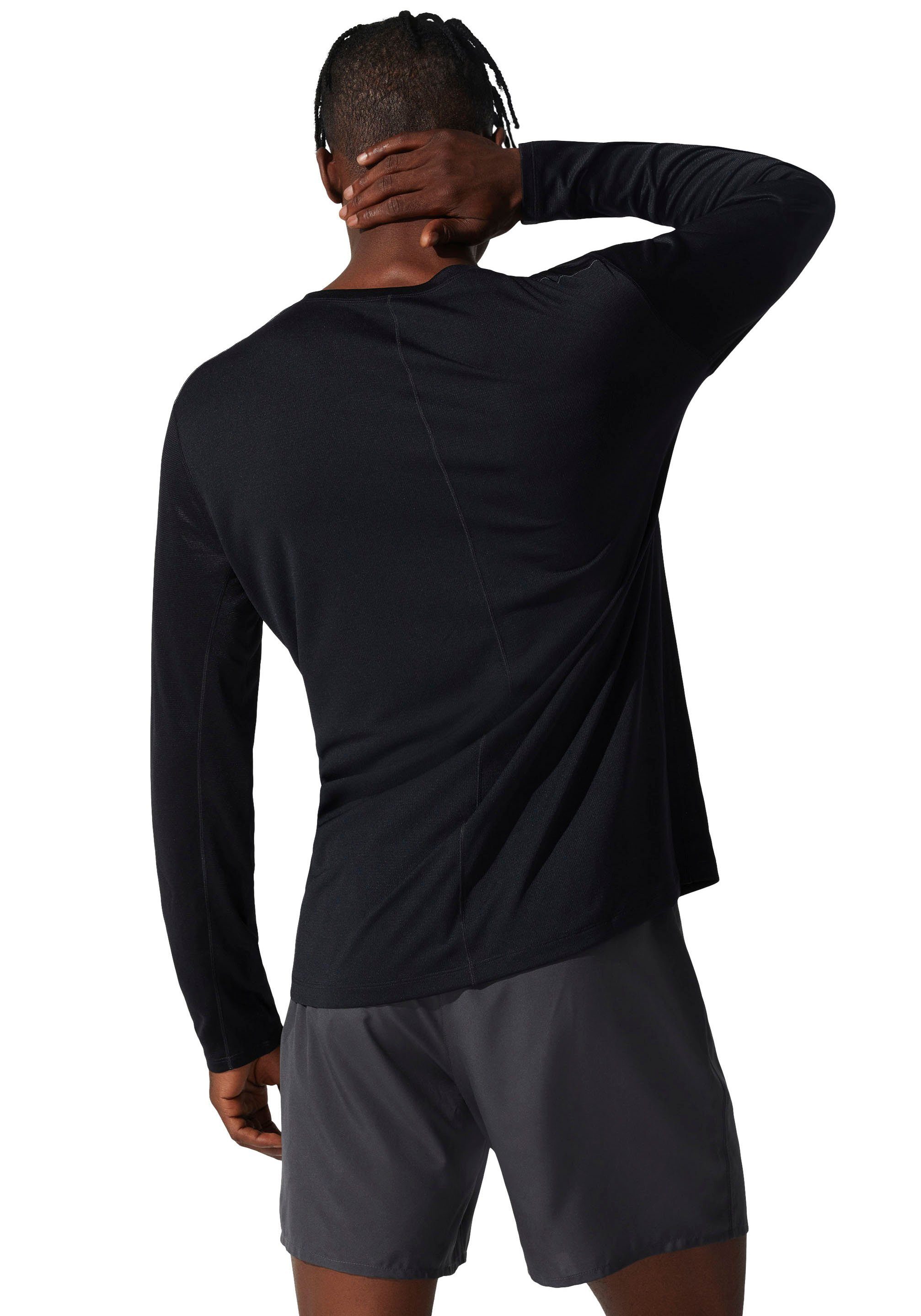 Asics Laufshirt schwarz CORE LS TOP