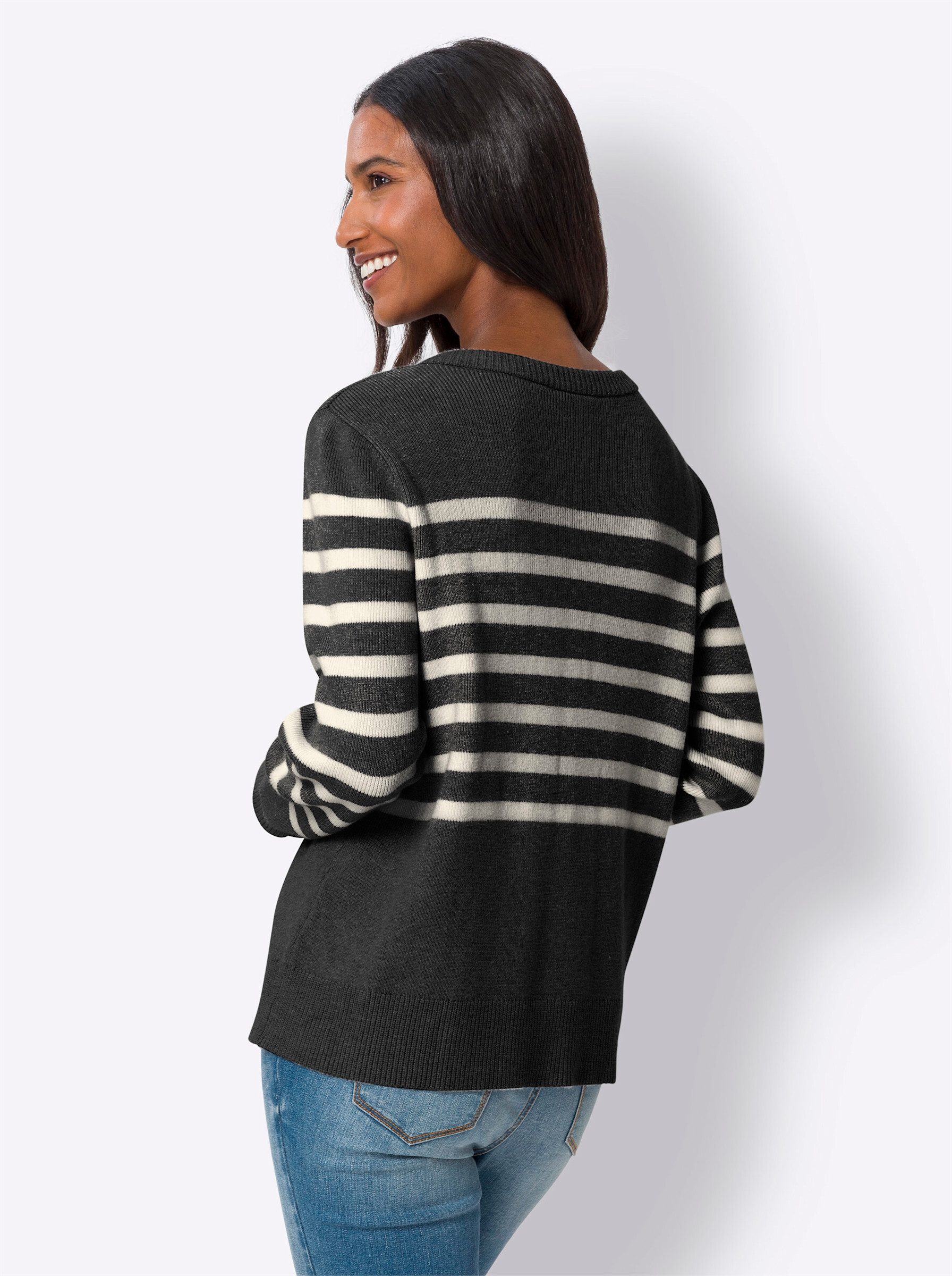 heine Strickjacke Cardigan Langarm Feinstrick