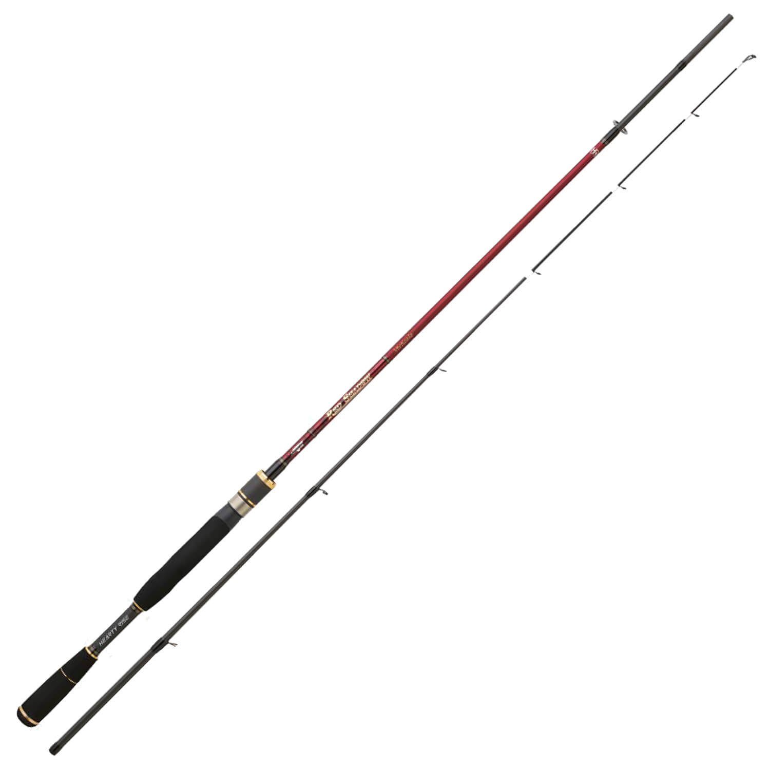 Hearty Rise Spinnrute Hearty Rise Red Shadow Vertikal Spinnrute, (2-tlg)
