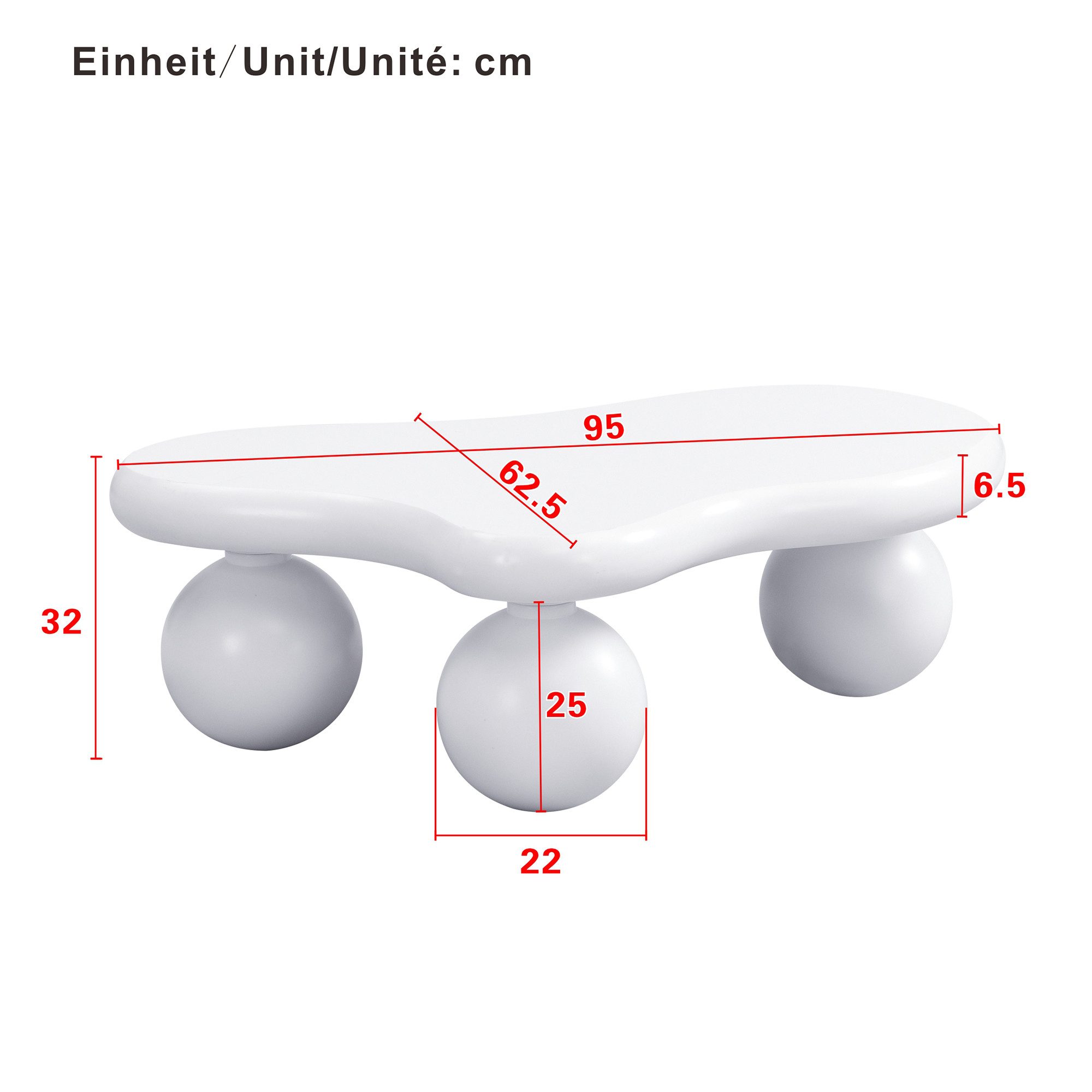 Ulife Couchtisch Wohnzimmertisch, Beistelltisch, mit LED-Beleuchtung, günstig online kaufen