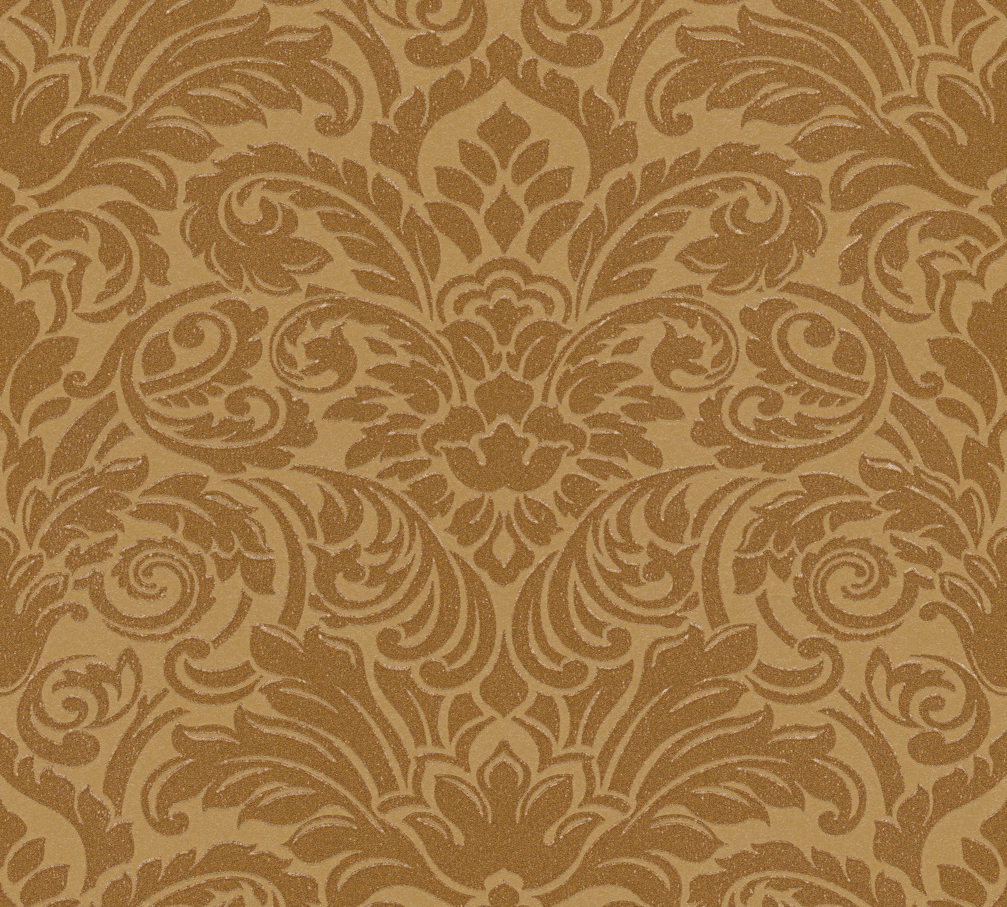 Paper Tapete gold Vliestapete Ornament Luxury Barock, Création Barock wallpaper, A.S. strukturiert, Architects