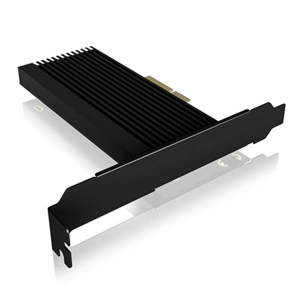 ICY BOX PCIe Erweiterungskarte mit M.2 M-Key Sockel für Modulkarte, inkl. Low-Profile Slotblech, Passive Kühlung