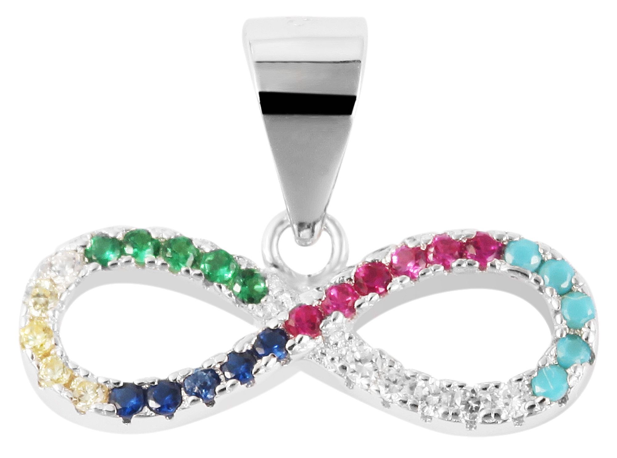 Amor Kleeblatt Anhänger 925 Sterling Silber - 1,6 Cm Damen Schmuck Mit Geschenkbox