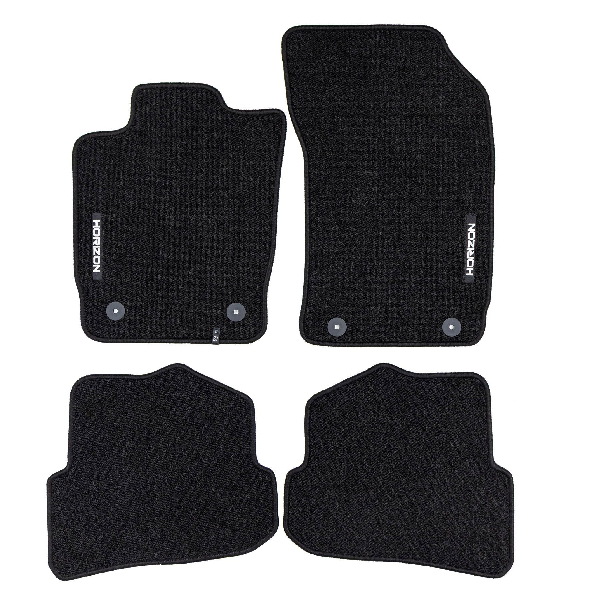 OMAC Auto-Fußmatten Velours für Audi A1 Sportback 8X 2012-18 5Tür Autoteppich Schwarz 4tlg (4 St), für Audi A1 Sportback 8X 2012-2018 5-Tür Audi A1 Sportback 8X 2012-2018 5-Tür, Antirutsch,Wasserfest,Einfache Installation