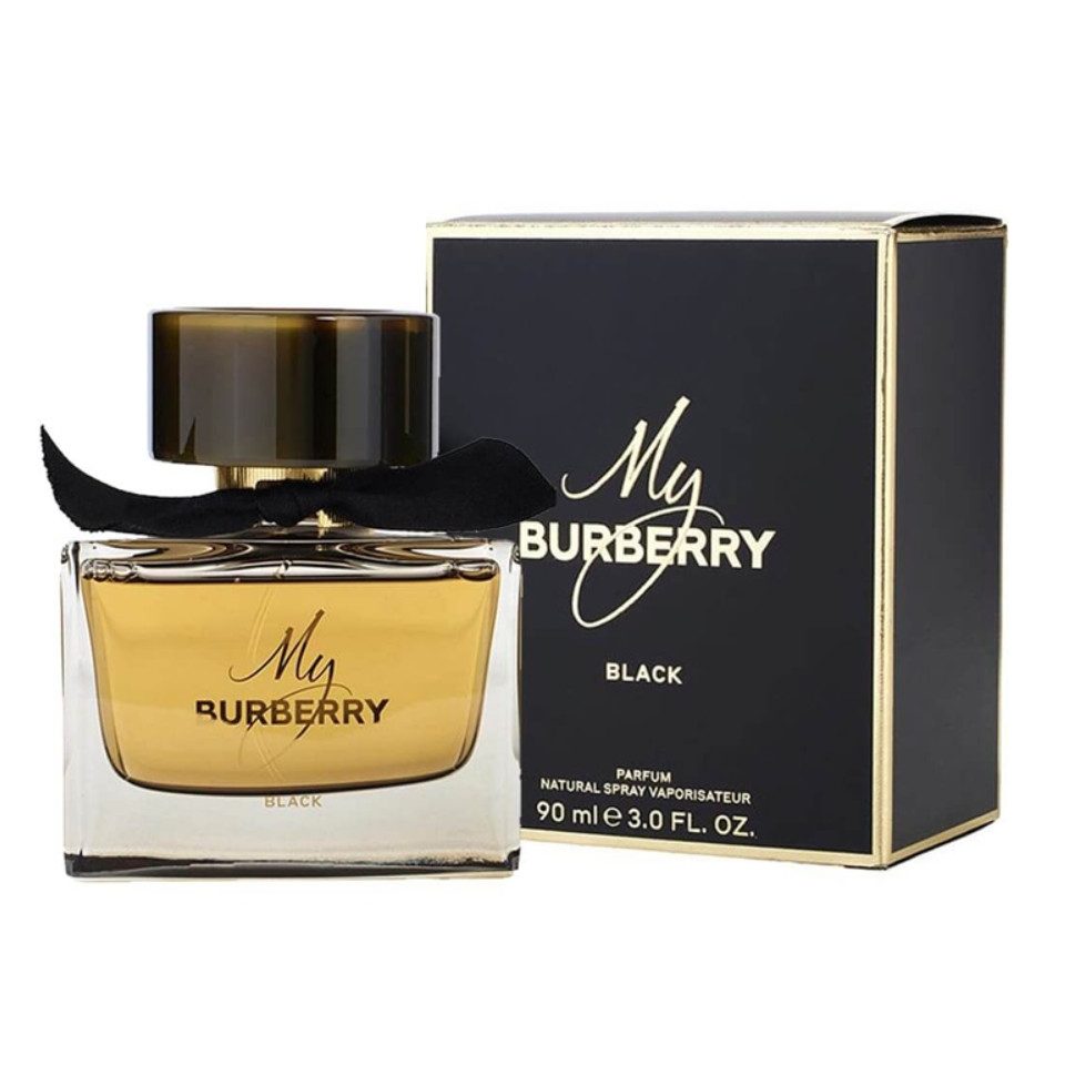 BURBERRY Parfum My Burberry Black 90 ml, Intensiver floraler Damenduft mit Patchouli