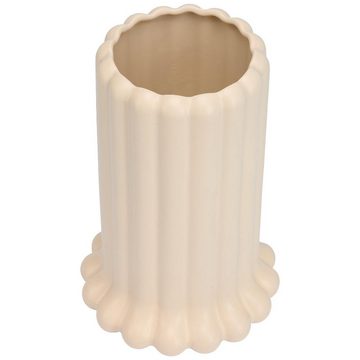 Design Letters Dekovase Vase Tubular Porzellan Beige (24cm)