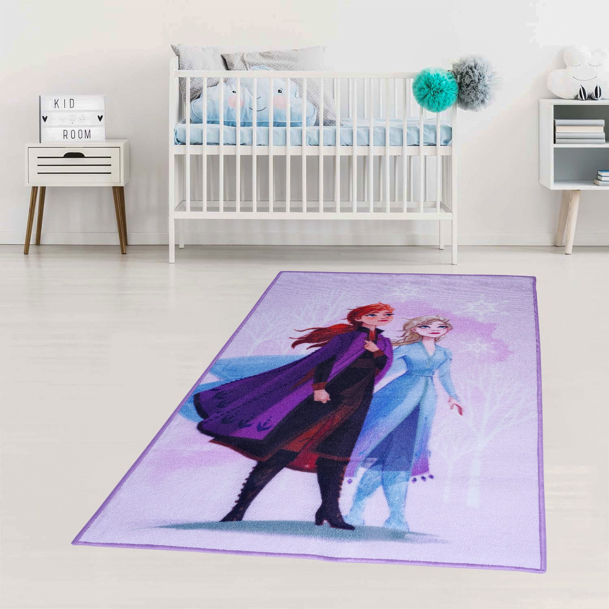 Disney Kinderteppich Disney Home - 80x120 cm - Spiderman, Cars, Frozen, Mic günstig online kaufen