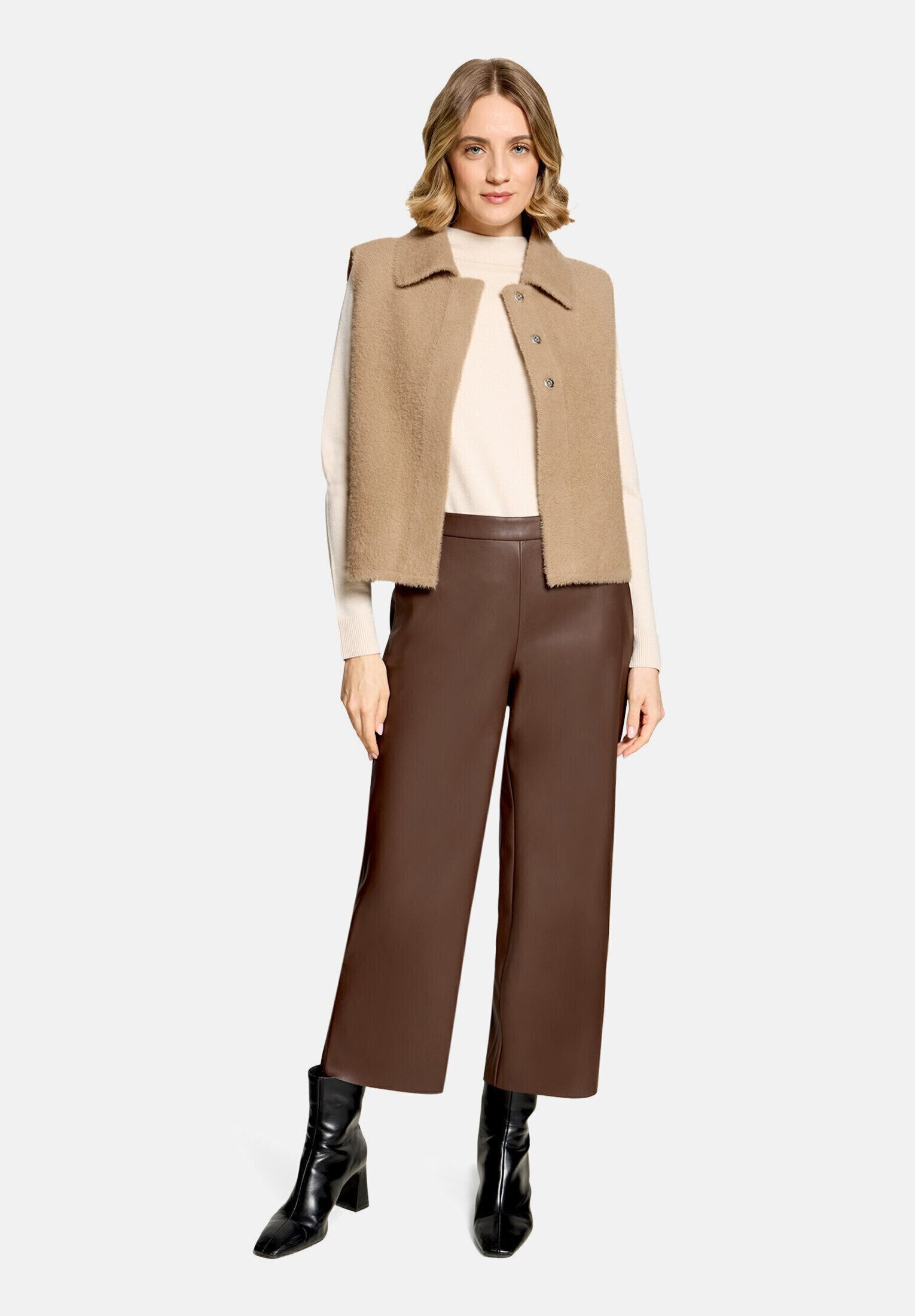 Betty Barclay Strickjacke Damen mit Kragen (1-tlg)