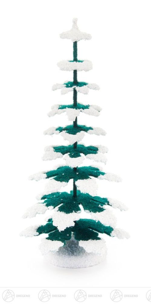 Kunstbaum Baum Fichte weiß Höhe ca 13,5 cm NEU, Dregeno Erzgebirge, Höhe 13,5 cm