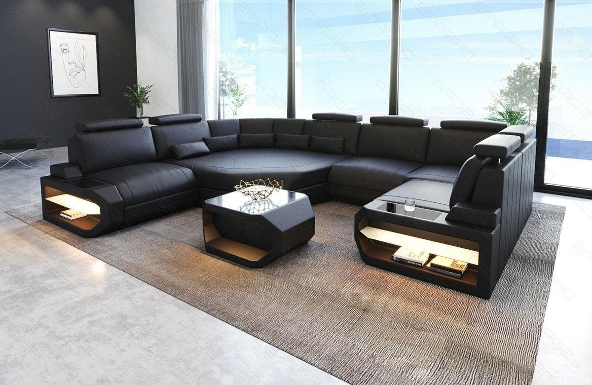 Sofa Dreams Wohnlandschaft Sofa Leder Asti günstig online kaufen