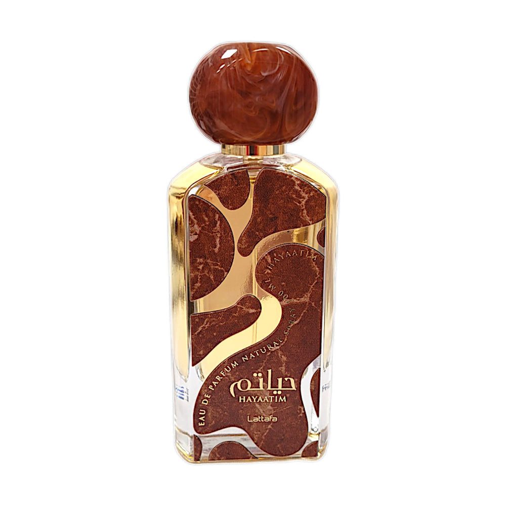 Lattafa Eau de Parfum Hayaatim Eau de Parfum 100ml + Parfümzerstäuber (leer) Set