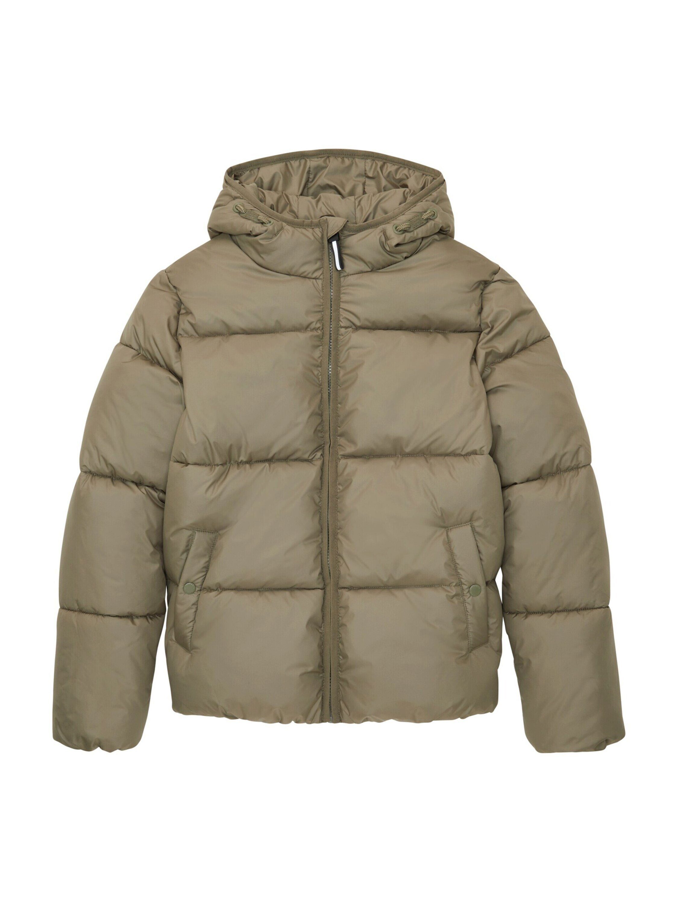 Steppjacke Green Dusty (1-St) TOM Olive TAILOR