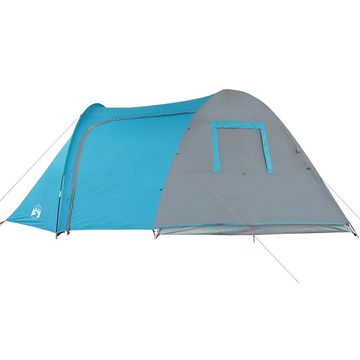 vidaXL Vorzelt Campingzelt 6 Personen Blau 466x342x200 cm 185T Taft
