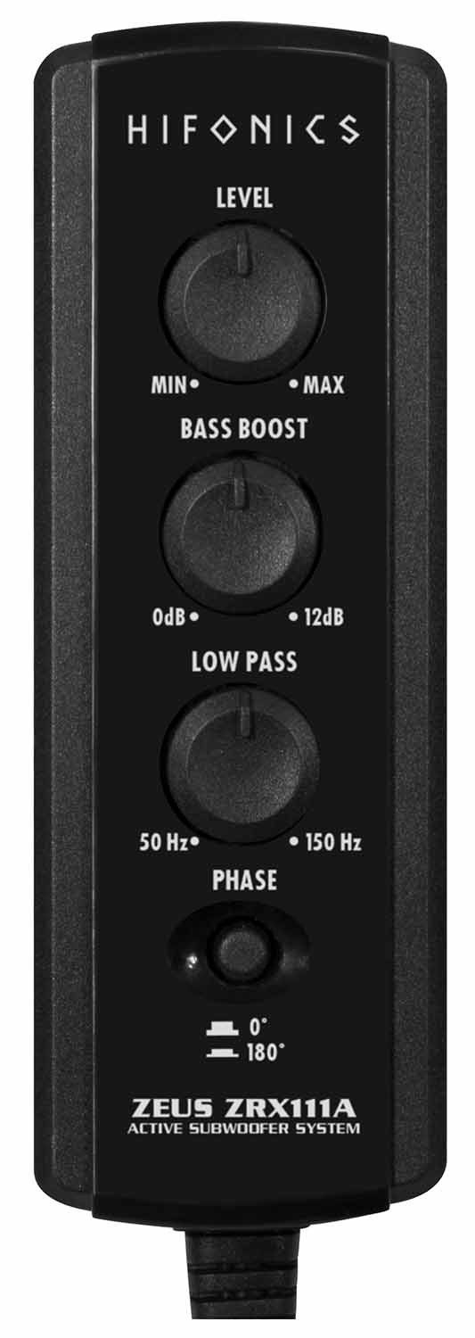 Hifonics ZRX111A 28cm Aktiv-Subwoofer Reserverad-Mulde und Felgen Auto-Subwoofer (150 W, max.: W cm)