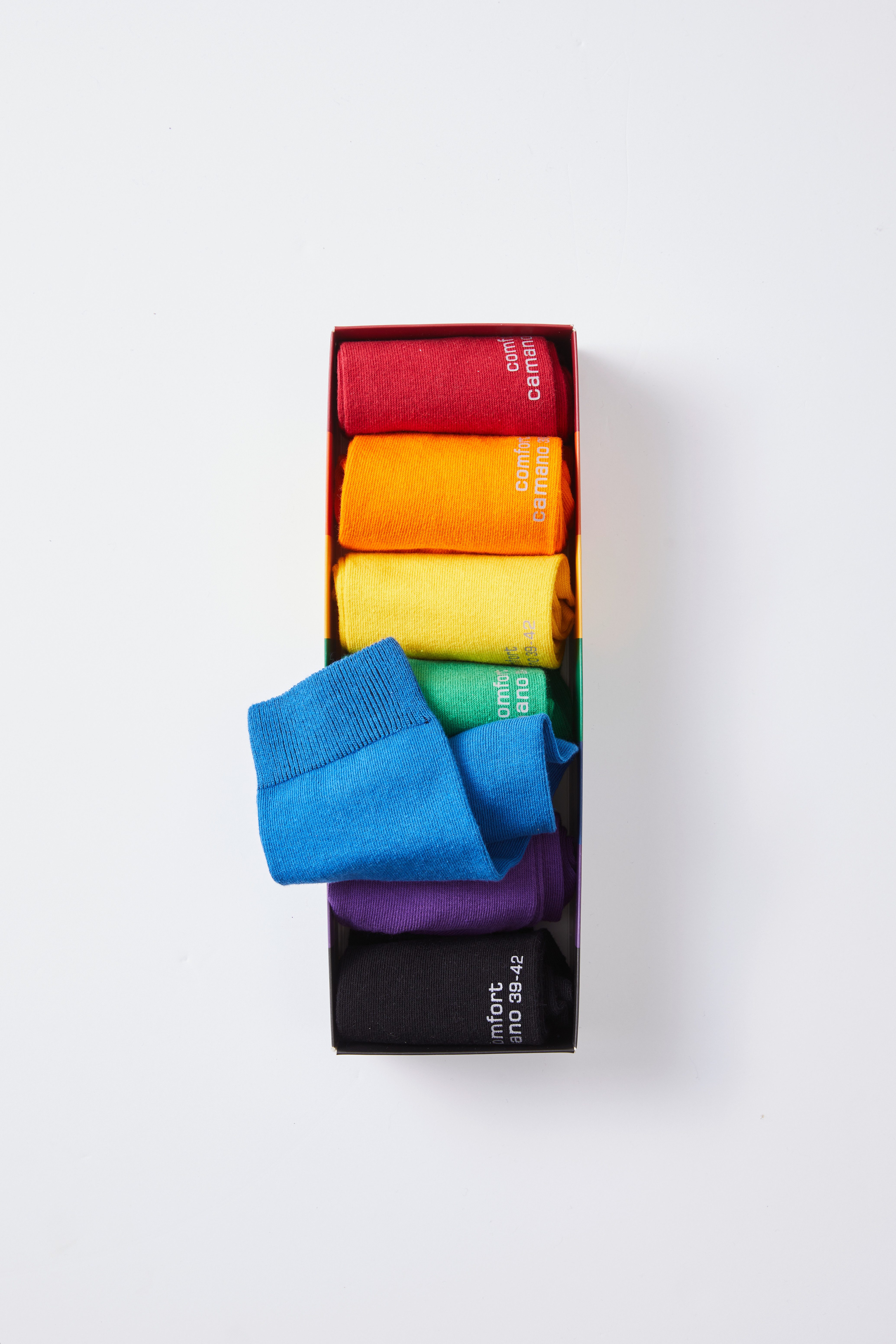 Camano Socken comfort (7 Paar) in langer Form, mit Geschenkbox günstig online kaufen