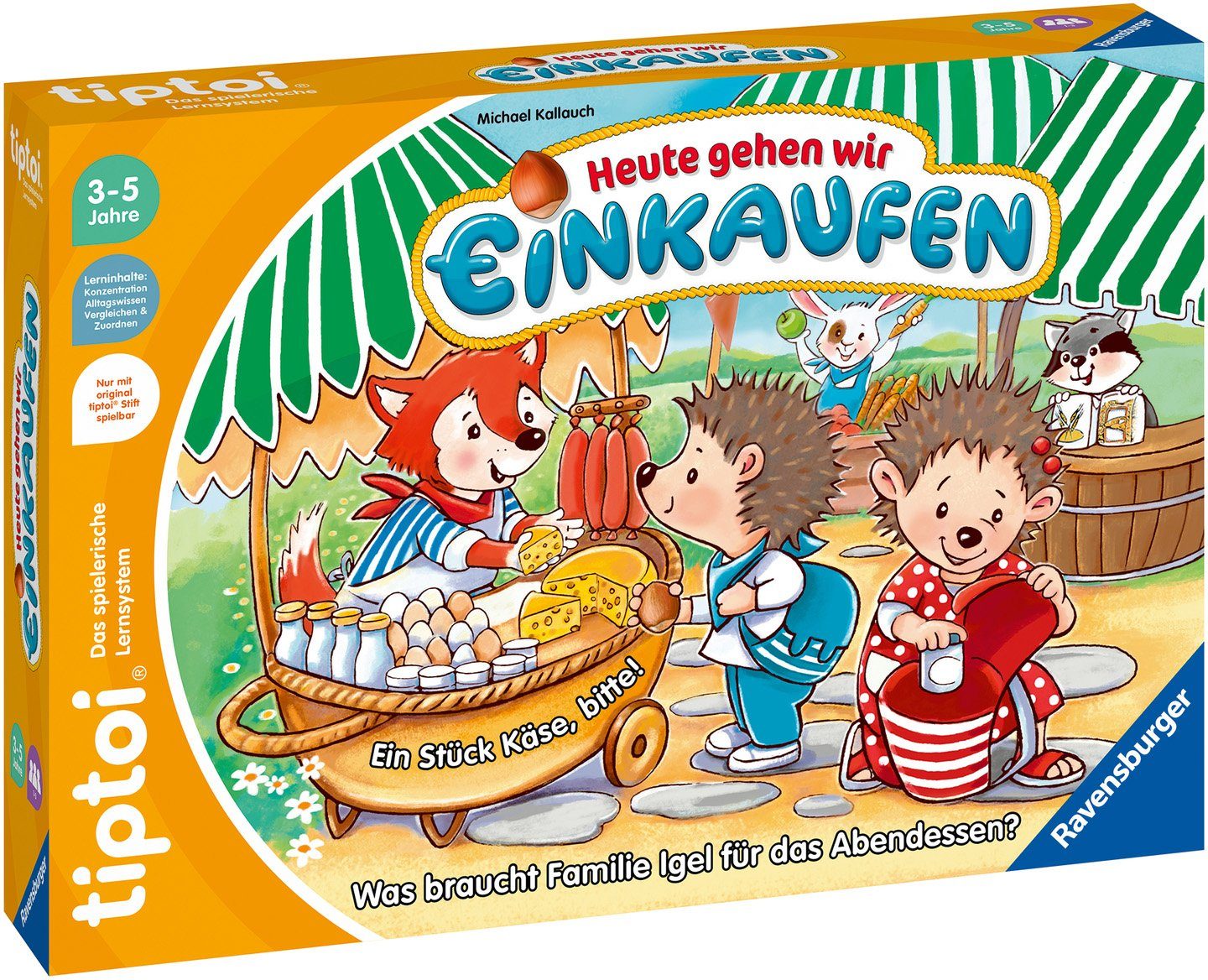 Ravensburger Spiel tiptoi® Heute gehen wir einkaufen, Made in Europe