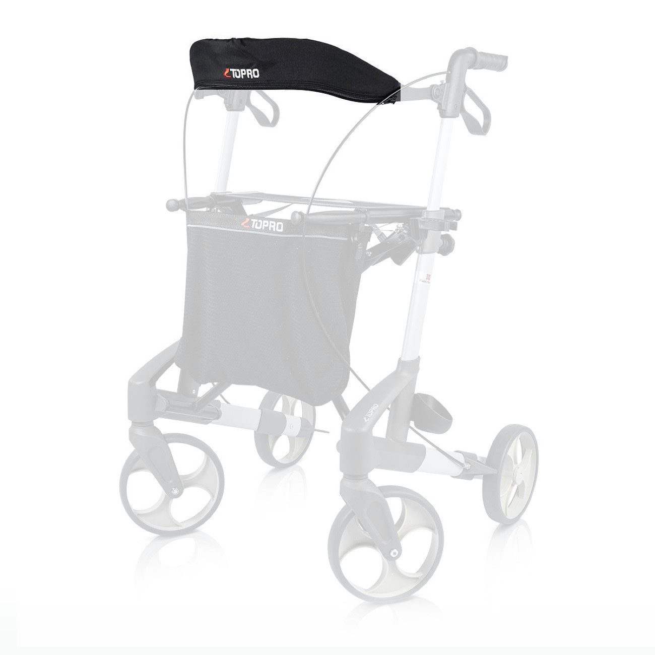 Topro Rollator Rückengurt für Troja Classic und Olympos inkl. Polster, kurz, 68cm