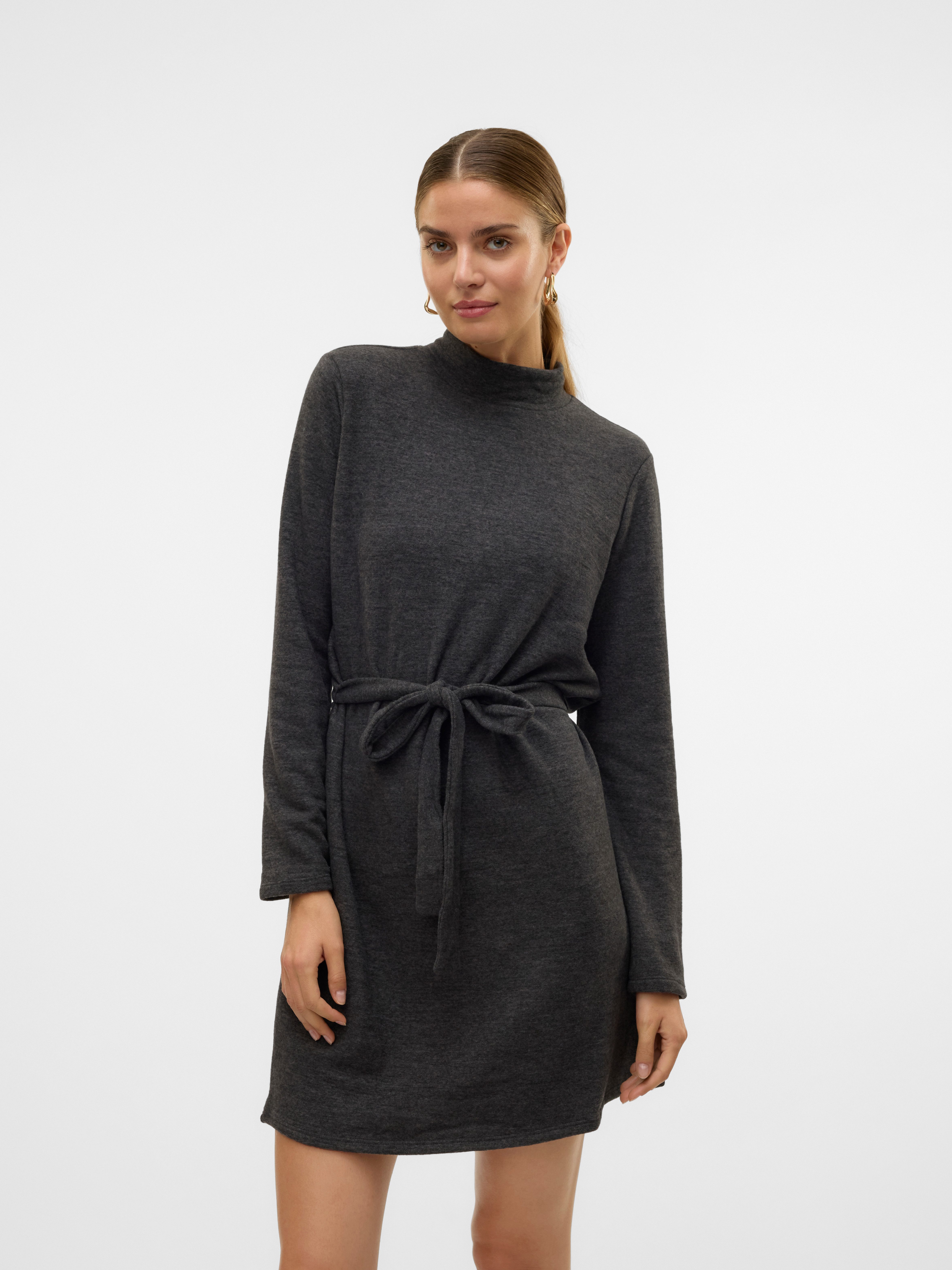Strickkleid VMBELLA LS SHORT DRESS JRS NOOS