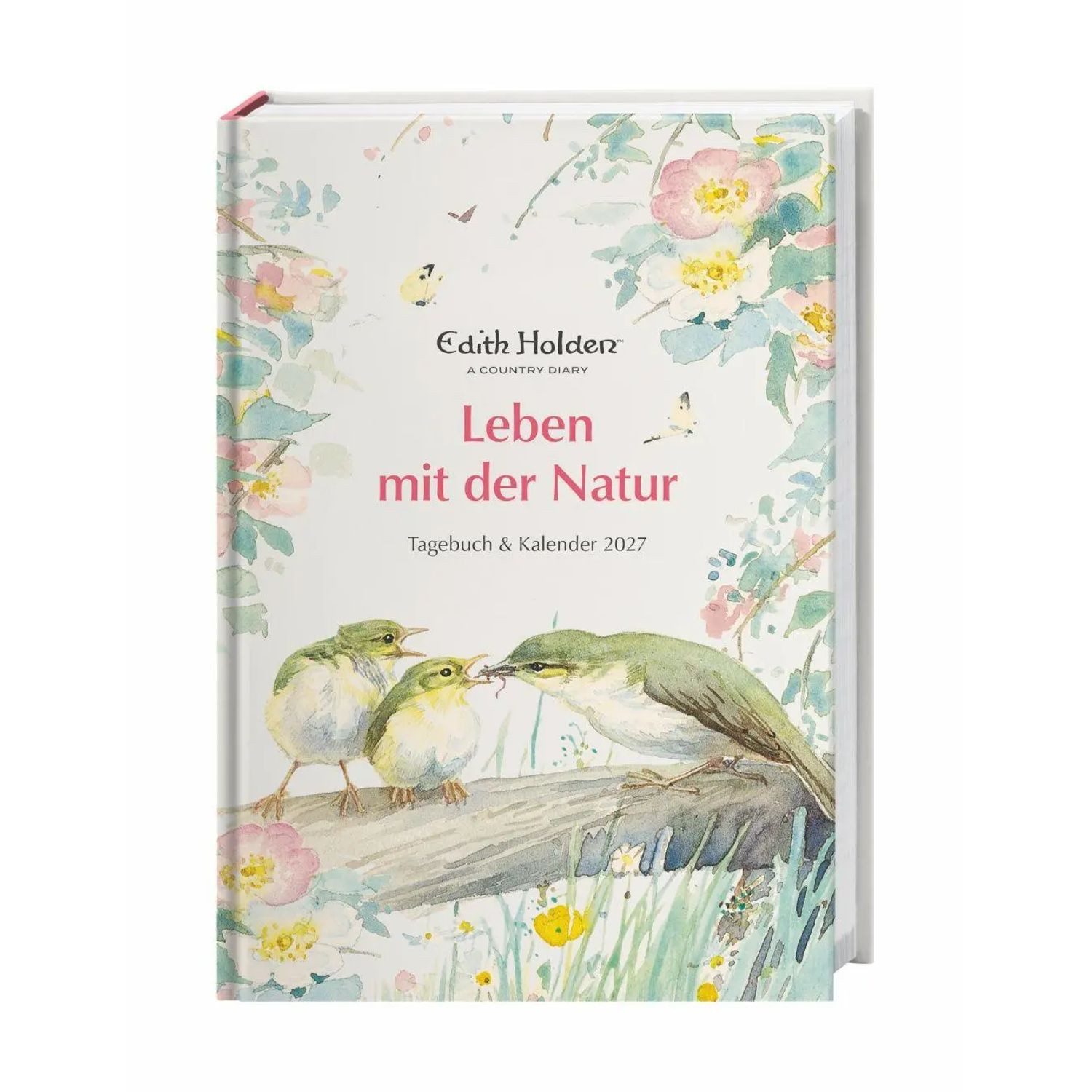 HEYE Taschenkalender Edith Holden: Leben mit der Natur Kalenderbuch A5 2027 - Tagebuch &...
