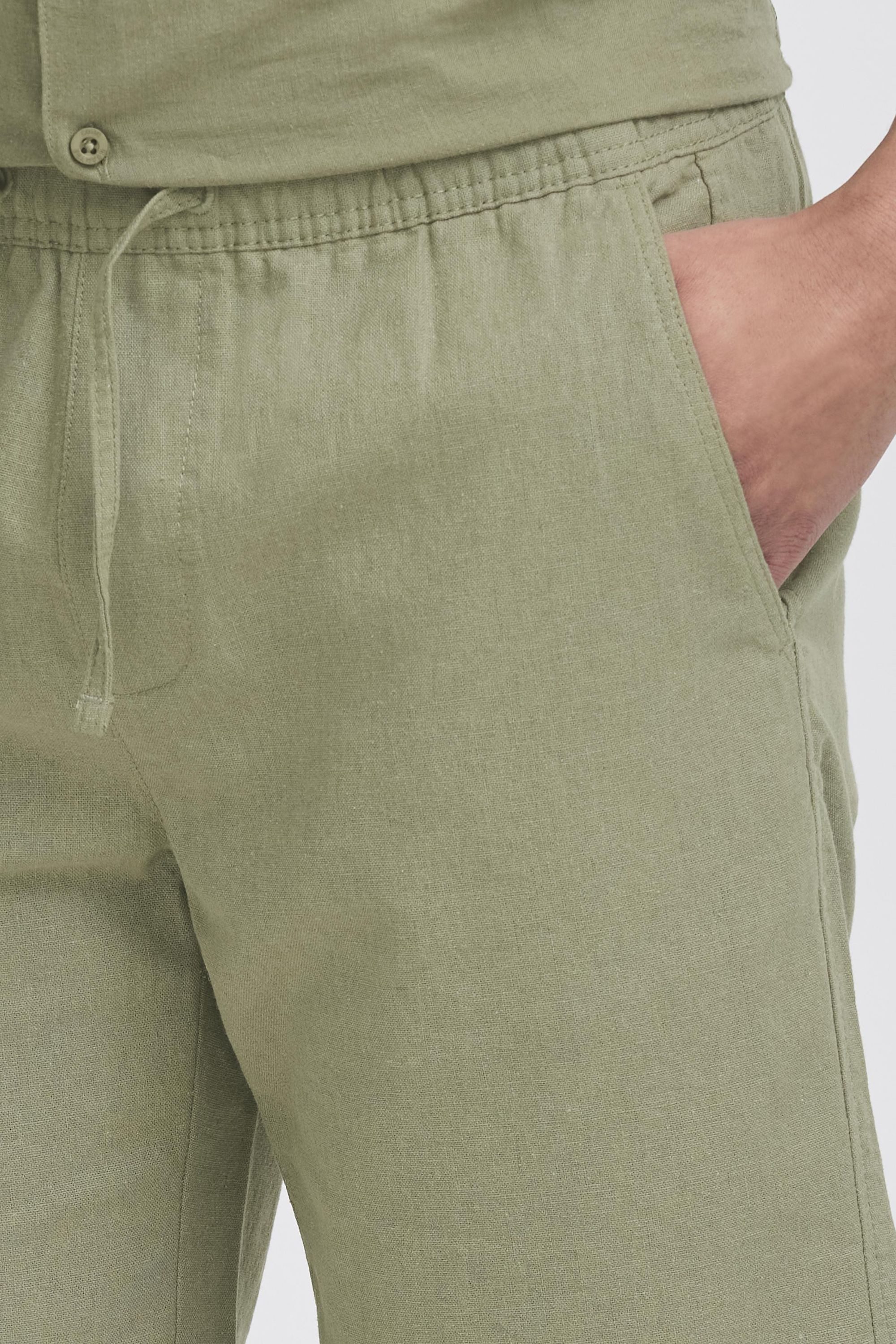 Indicode Leinenhose IDPassa Sommerliche Leinenshorts