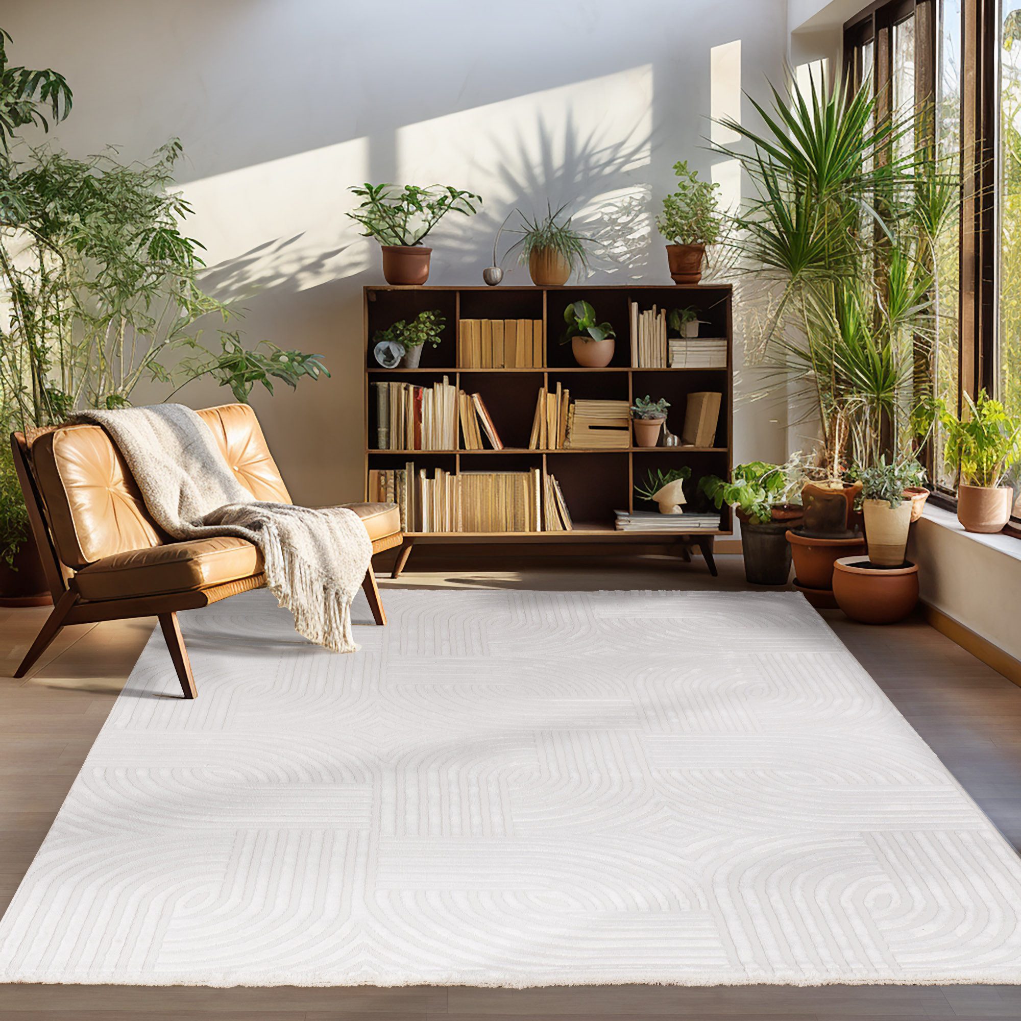 Carpettex Designteppich Skandinavisches Boho Muster, Rechteckig, günstig online kaufen