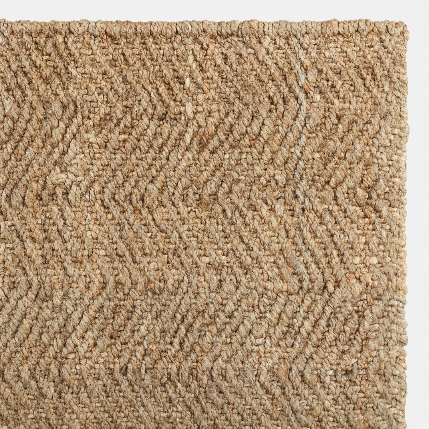 Mirabeau Badematte Badematte Daoukro braun, Höhe 70.0 mm, 100% Jute, Unterseite: Latex