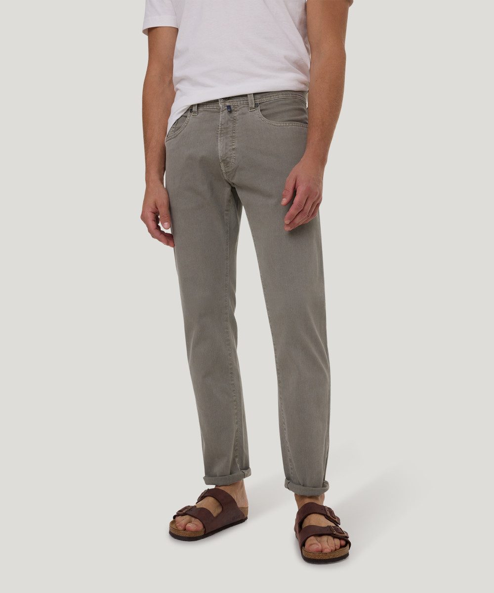 Pierre Cardin 5-Pocket-Jeans PC-Lyon mit Umschlagsaum günstig online kaufen