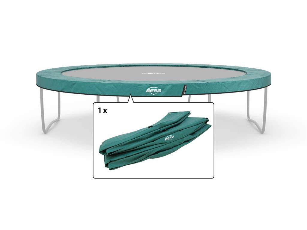 Trampolin-Randabdeckung Ersatzteil 380 cm rund grün - Champion Regular Federabdeckung