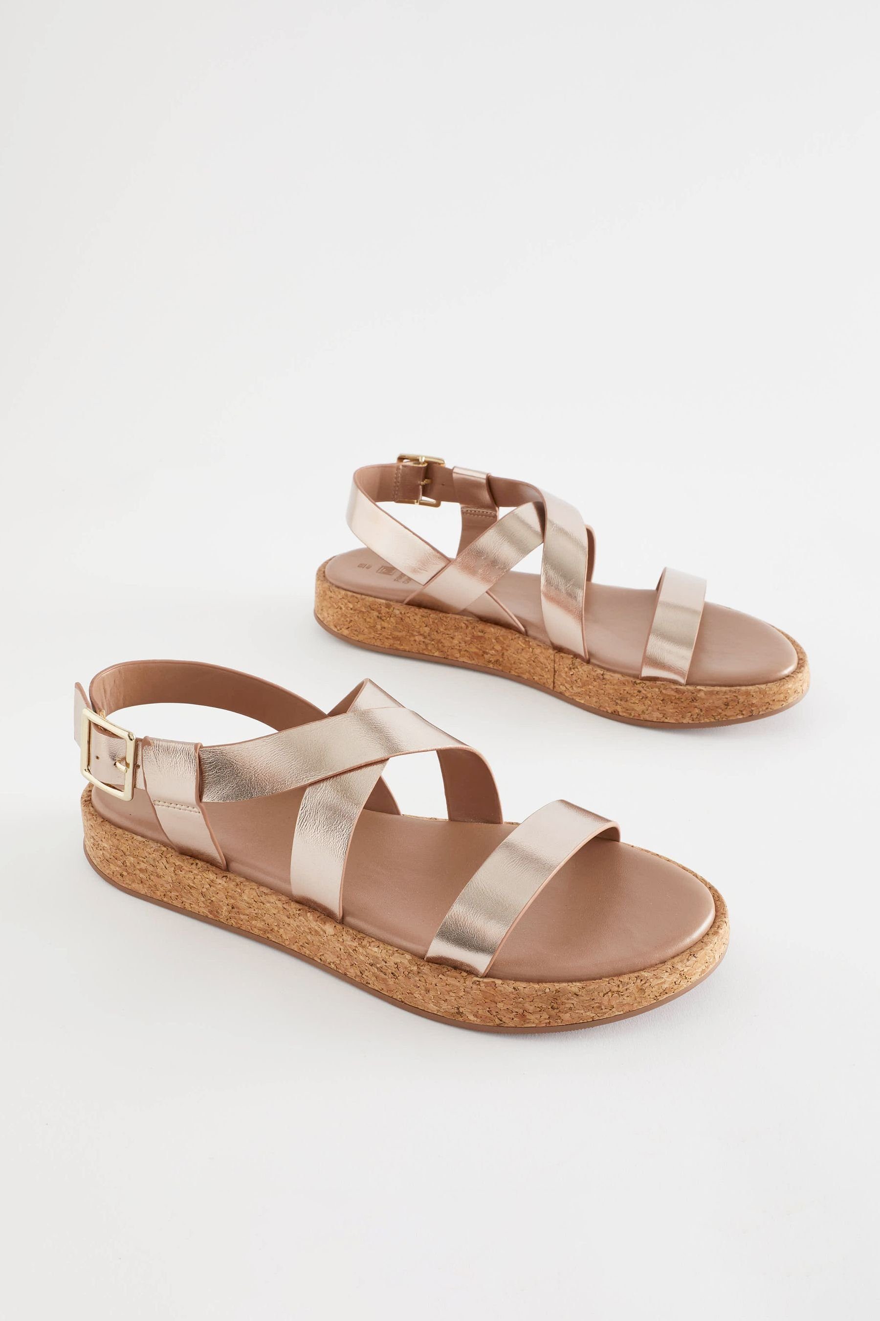 Next Forever Comfort® Plateausandalen mit Riemen günstig online kaufen