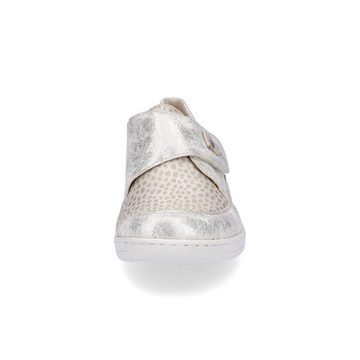 Rieker Rieker Damen Klettschuh beige metallic Slipper