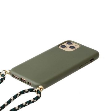CoverKingz Handyhülle Hülle für Apple iPhone 12 Mini Handyhülle Case Band Handy Kette Cover